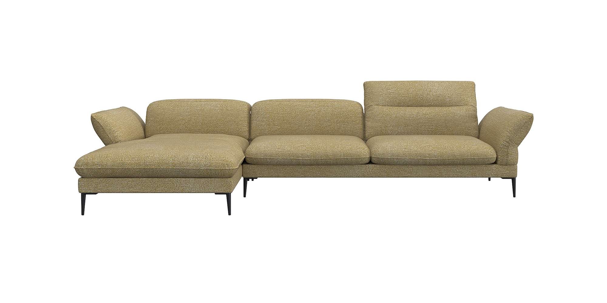 FLEXLUX Ecksofa »Salino, Funktionssofa mit Recamiere, Relaxsofa, Ecksofa«, günstig online kaufen