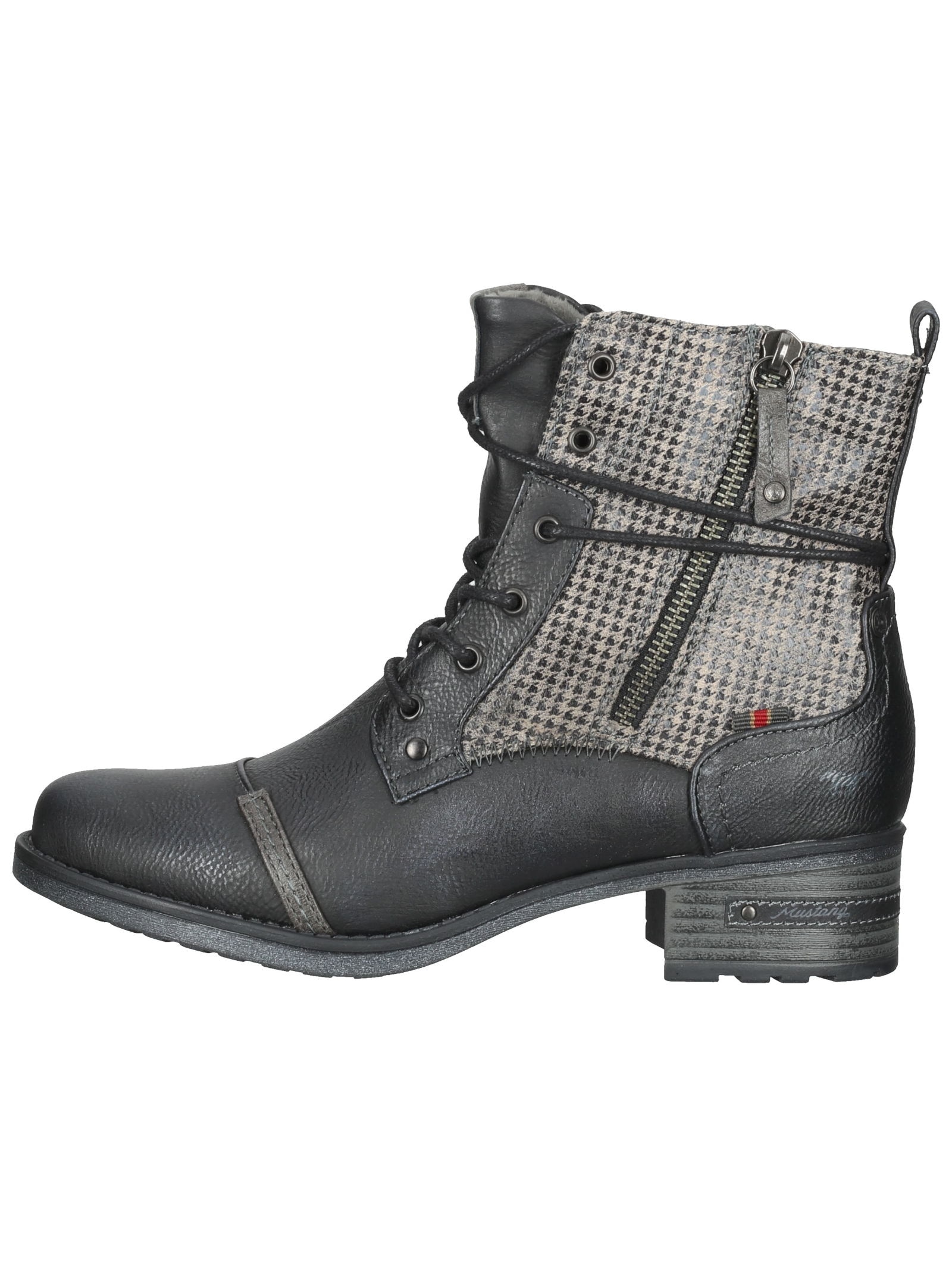 Mustang Shoes Schnürstiefelette »Mustang Shoes Stiefelette Lederimitat«