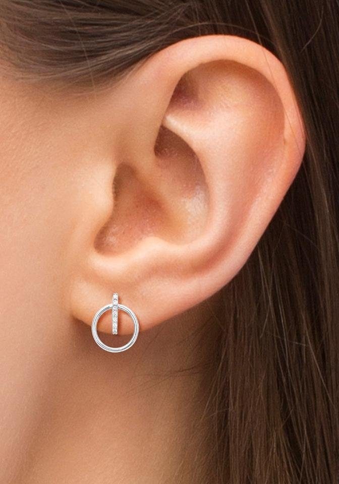 Amor Paar Ohrstecker »2026204« mit Zirkonia (synth.)