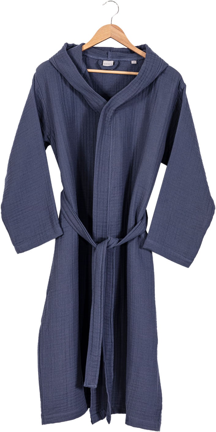Egeria Morgenmantel »Balance mit Kapuze« 1 Stk. Musselinstoff
