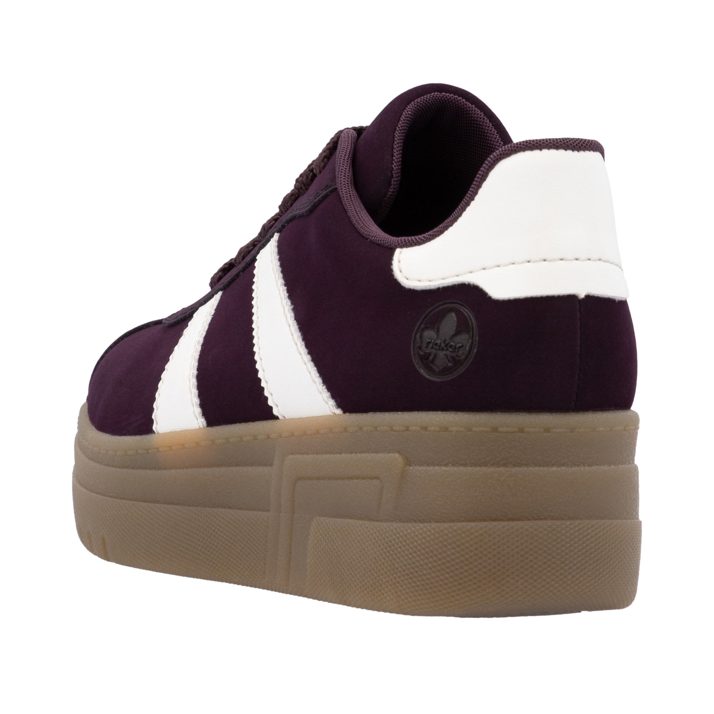 Rieker Plateausneaker, Basket-Sneaker, Retro-Sneaker, Schnürschuh mit weichem Schaftrand