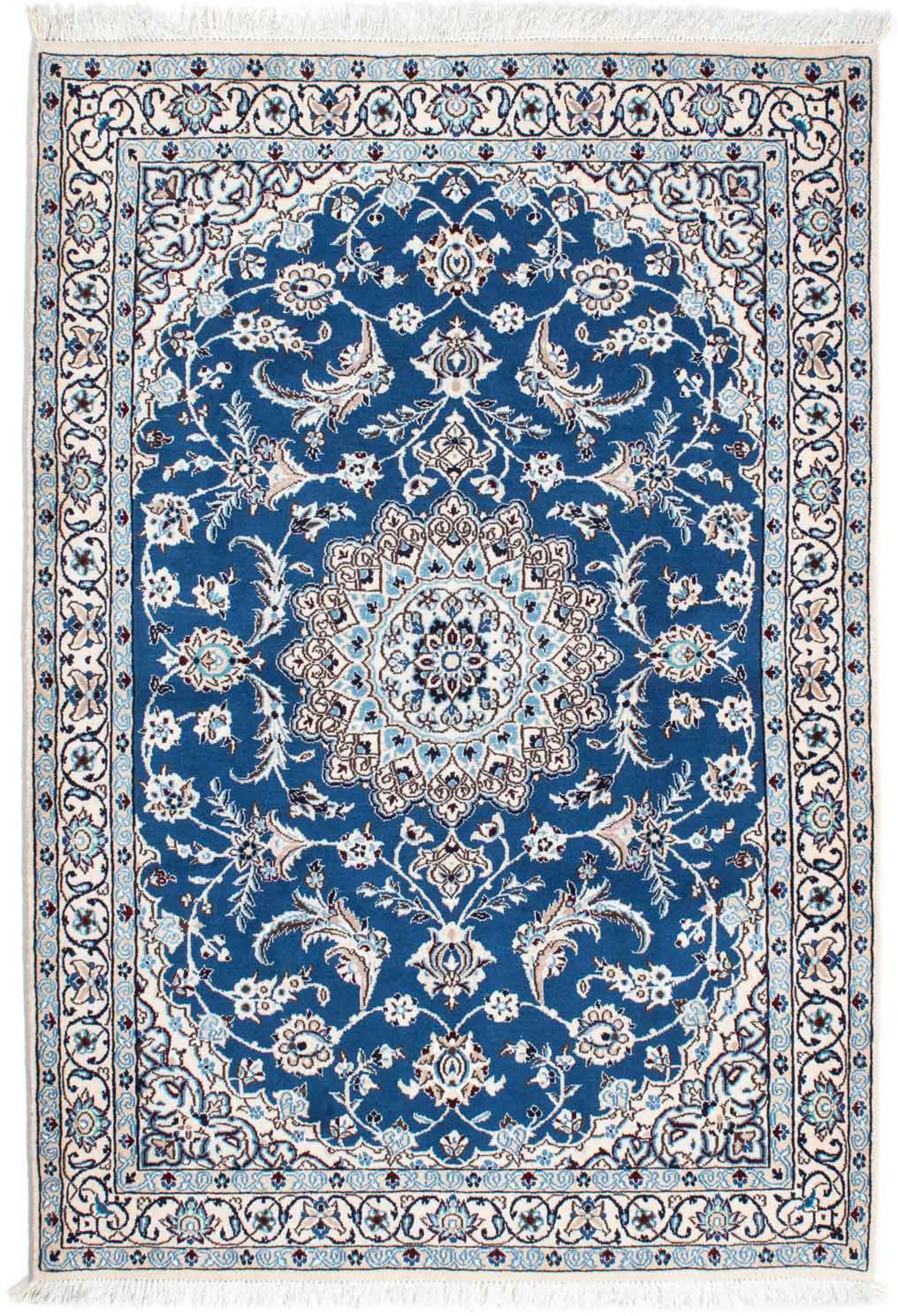 morgenland Orientteppich »Perser - Nain - Royal - 172 x 115 cm - blau«, rec günstig online kaufen