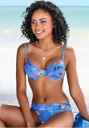 s.Oliver Bügel-Bikini-Top »Maya«, mit Doppelträgern und floralem Design kaufen