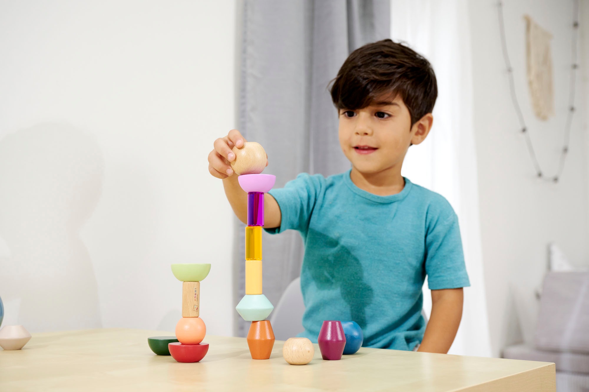 Eichhorn Stapelspielzeug »Montessori Stapelperlen«, FSC®- schützt Wald - weltweit