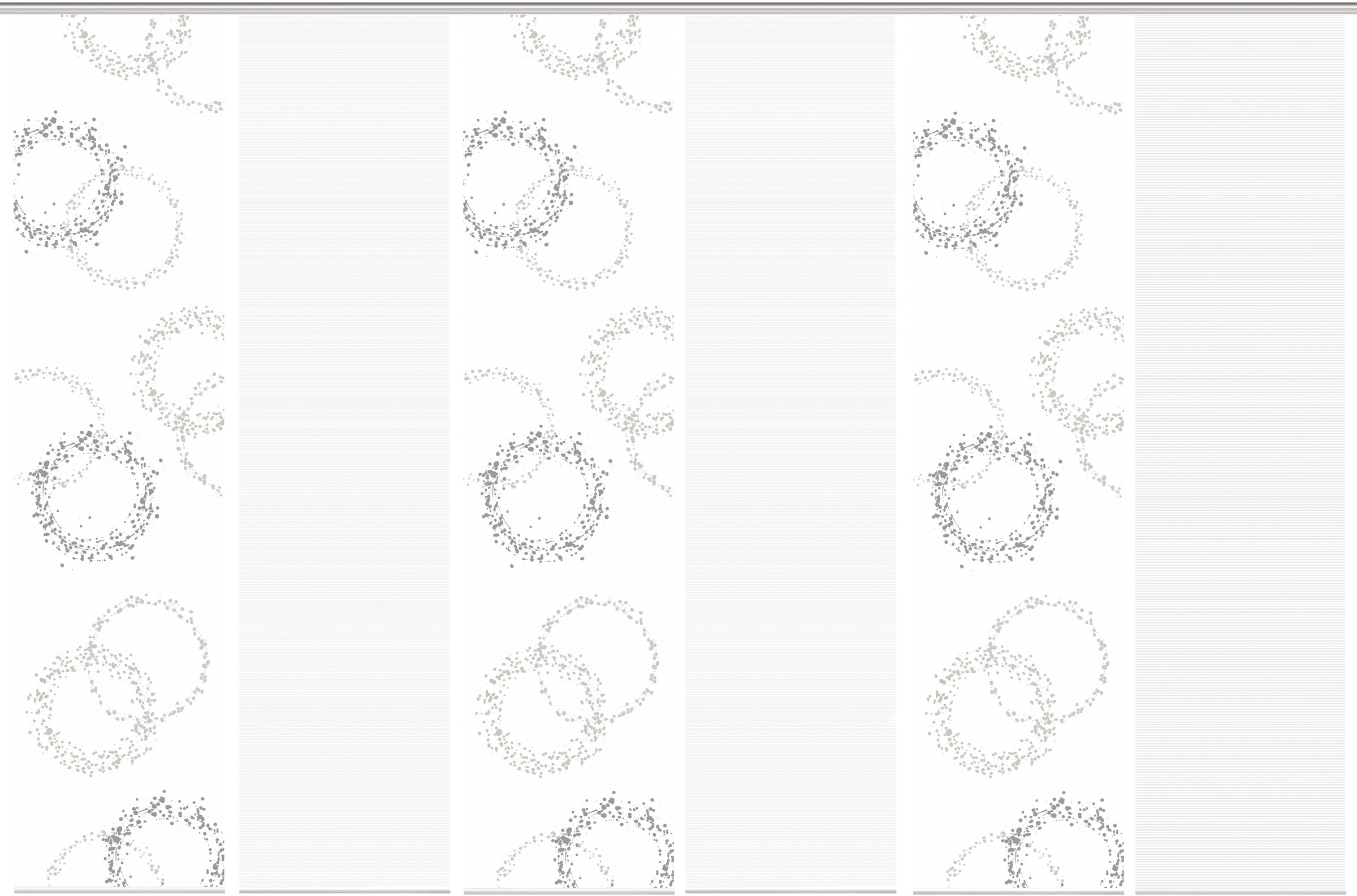 Vision S Schiebegardine »AINUR 6er SET« Paneelwagen 6 Stk. tlg. Schiebevorhang Digidruck 6er Set AINUR