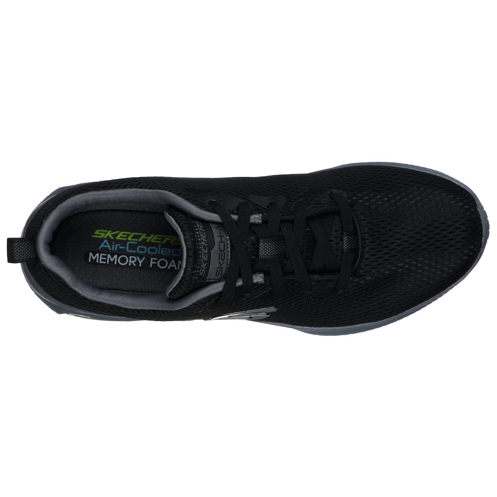Skechers Sneaker »DYNA-AIR«, mit gepolstertem Schaftrand, Freizeitschuh, Halbschuh, Schnürschuh