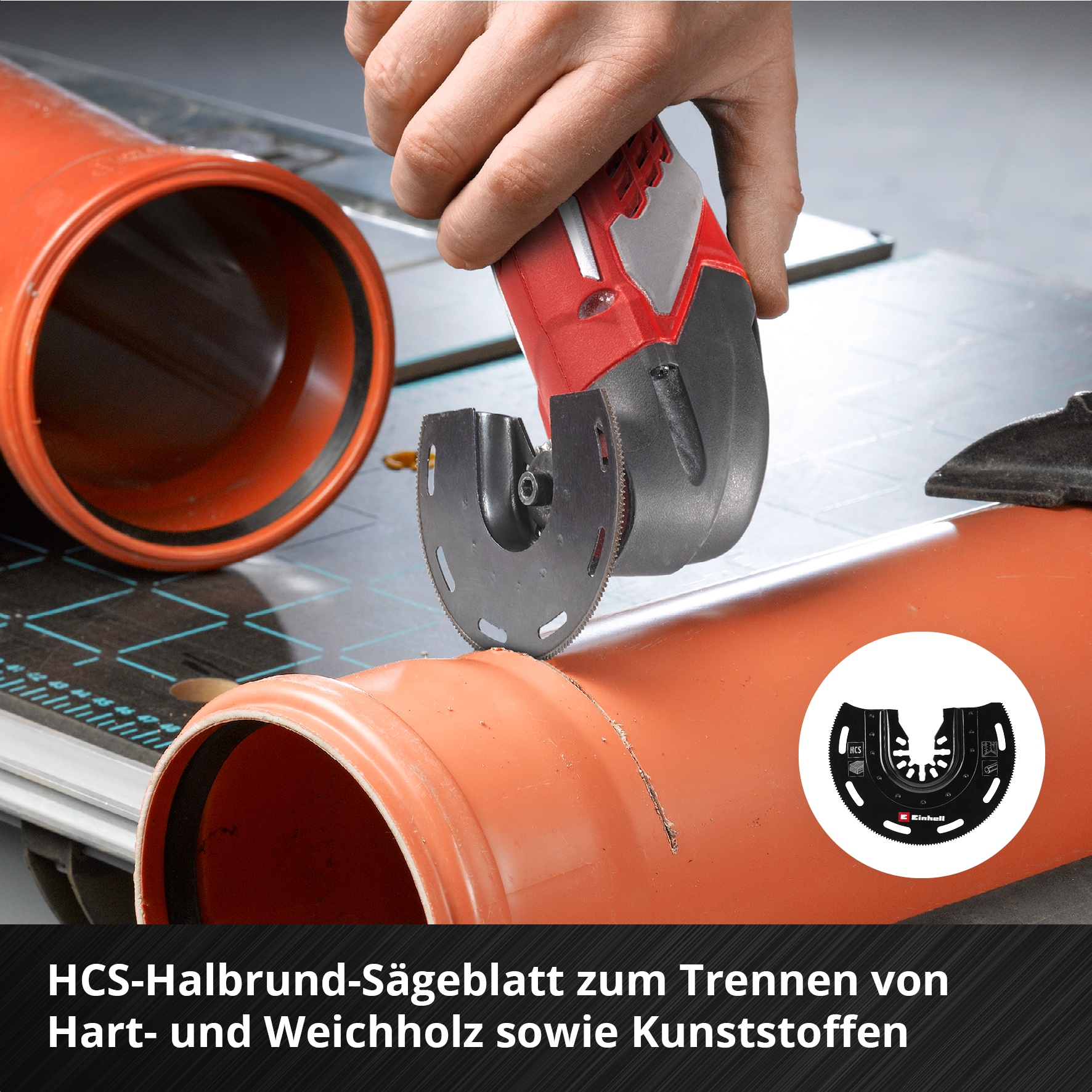 Einhell Tauchsägeblatt, (6 St.), 6-tlg. Multitool-Set