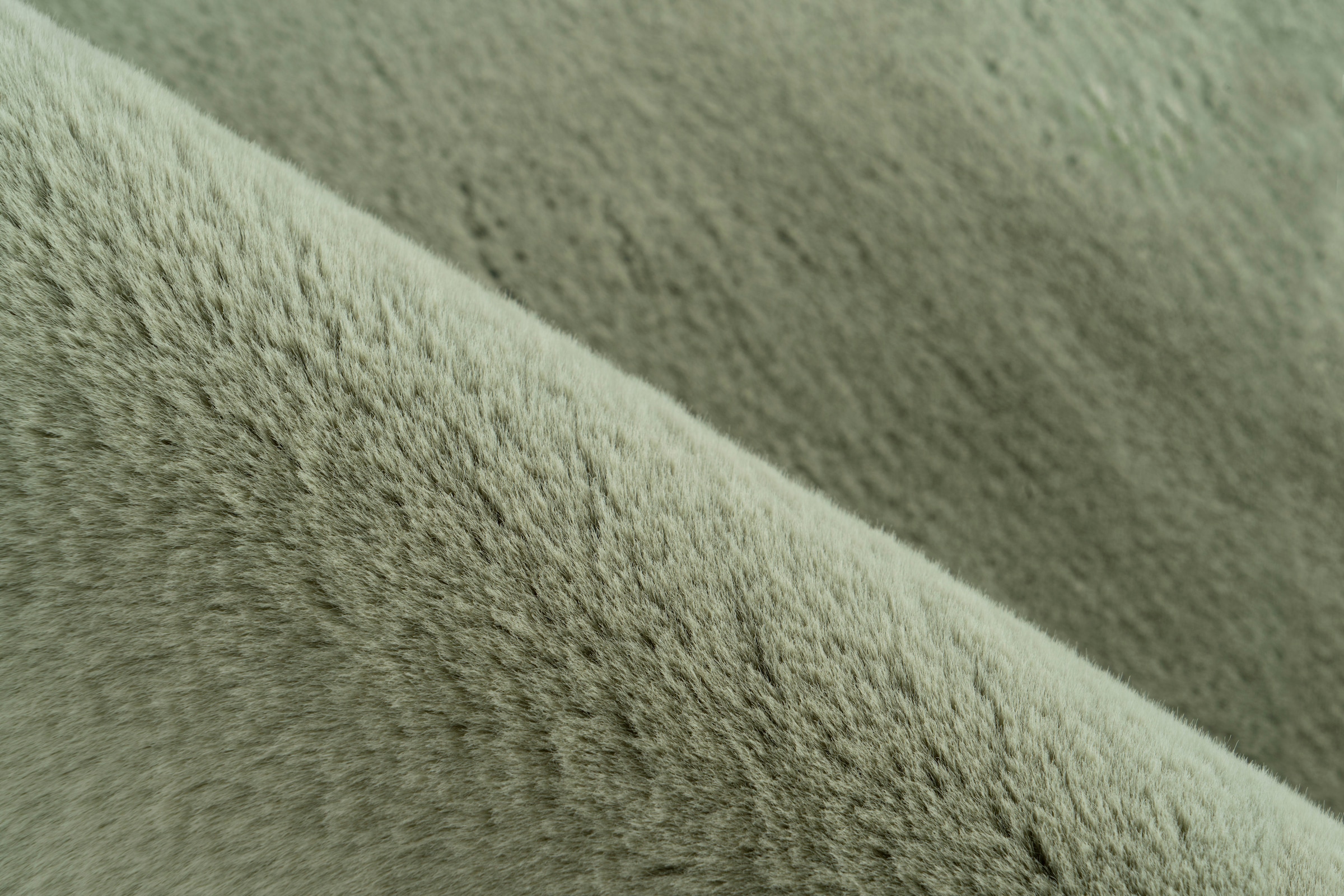 Arte Espina Fellteppich »Rabbit 100«, rund, 45 mm Höhe, Kunstfell, Kaninchenfell-Haptik, supersoft, Hochflorteppich