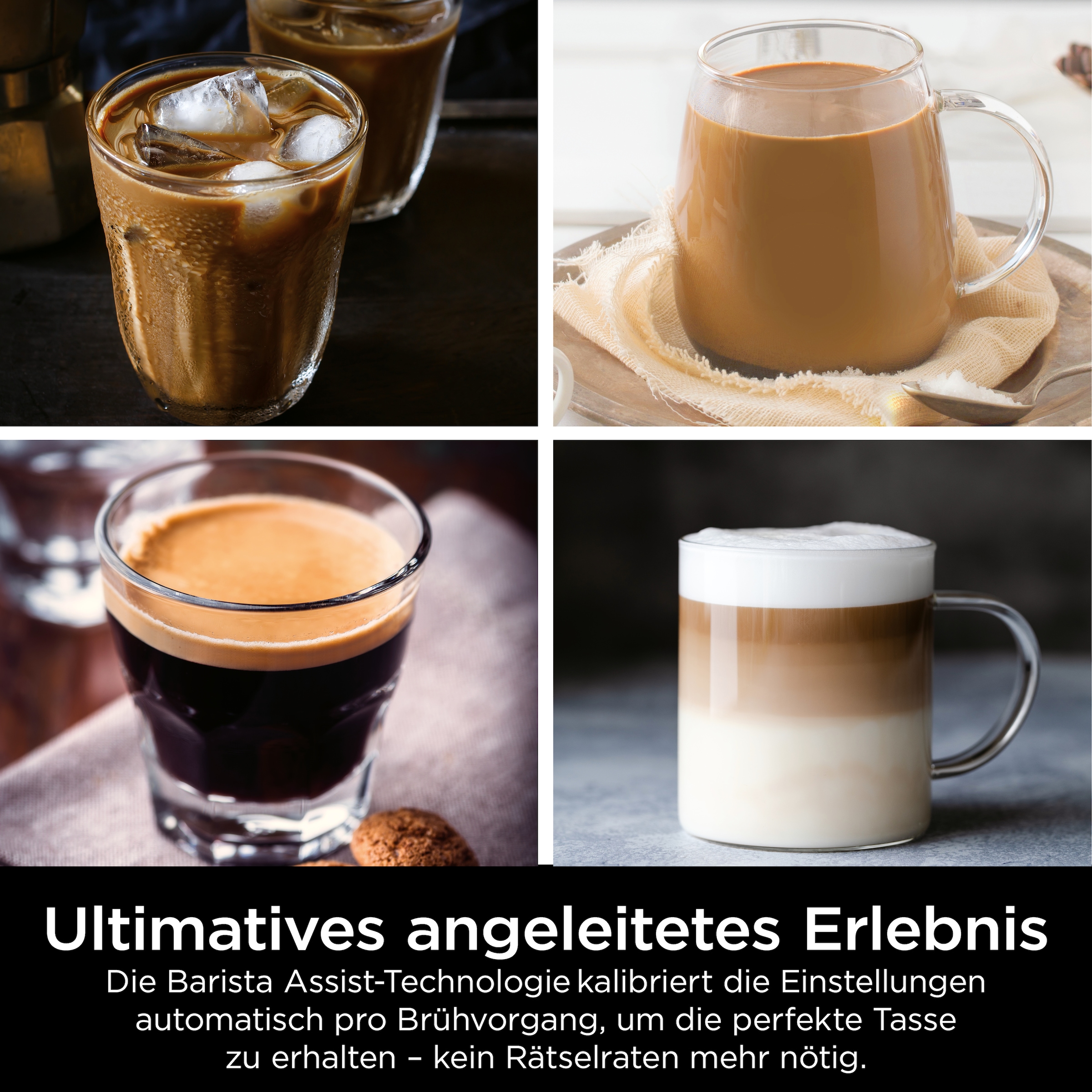NINJA Espressomaschine »Ninja Luxe™ Café Pro Kaffeemaschine ES701EU«, 3-in-1-Kaffeemaschine für Espresso, Filterkaffee und Cold Brew