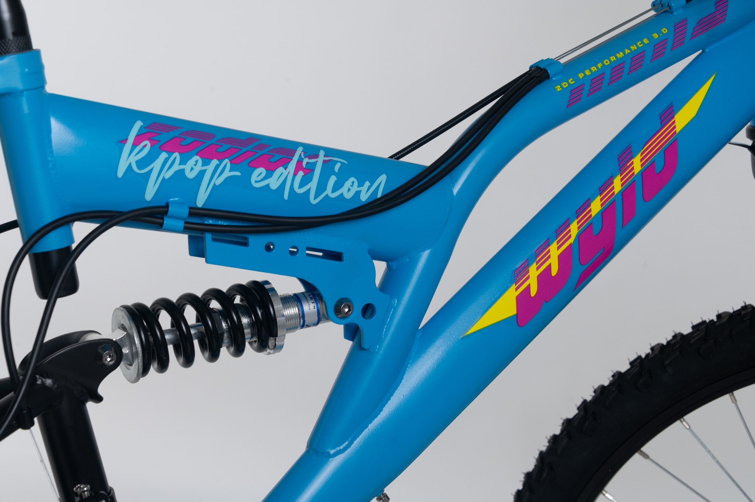 WYLD Jugendfahrrad »WYLD Kinder-Mountainbike Fully ATB 24'' Zodiac blau 18 Gänge RH 38 cm« 18 Gang Shimano Tourney Schaltwerk Kettenschaltung