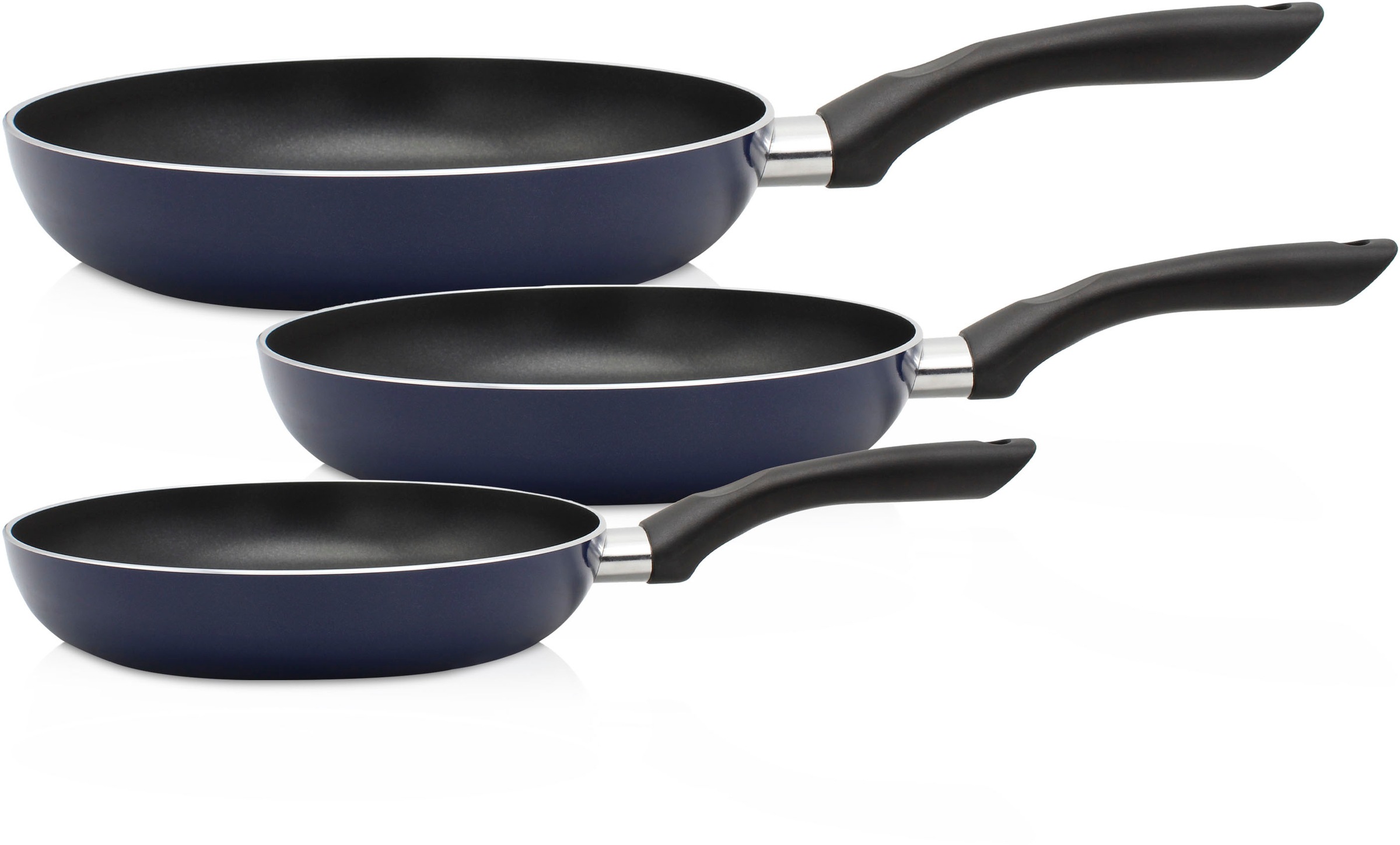 Krüger Pfannen-Set »Troja« Aluminium Set, 3 Stk. tlg. Ø 20/24/28 cm, Indukt günstig online kaufen