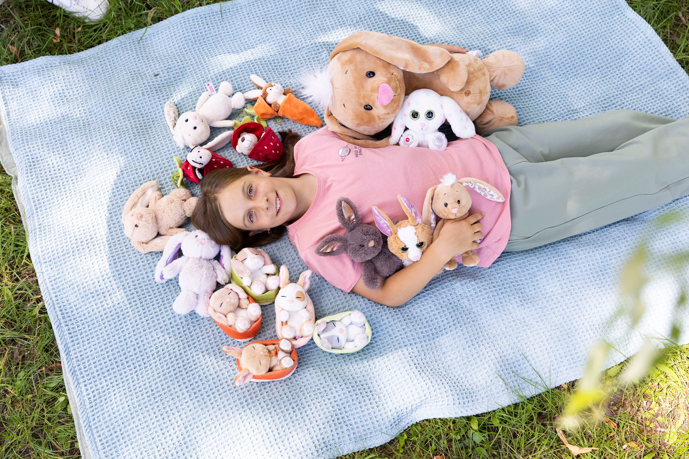Nici Kuscheltier »My NICI Bunny, Hase creme 20 cm schlenkernd GREEN«