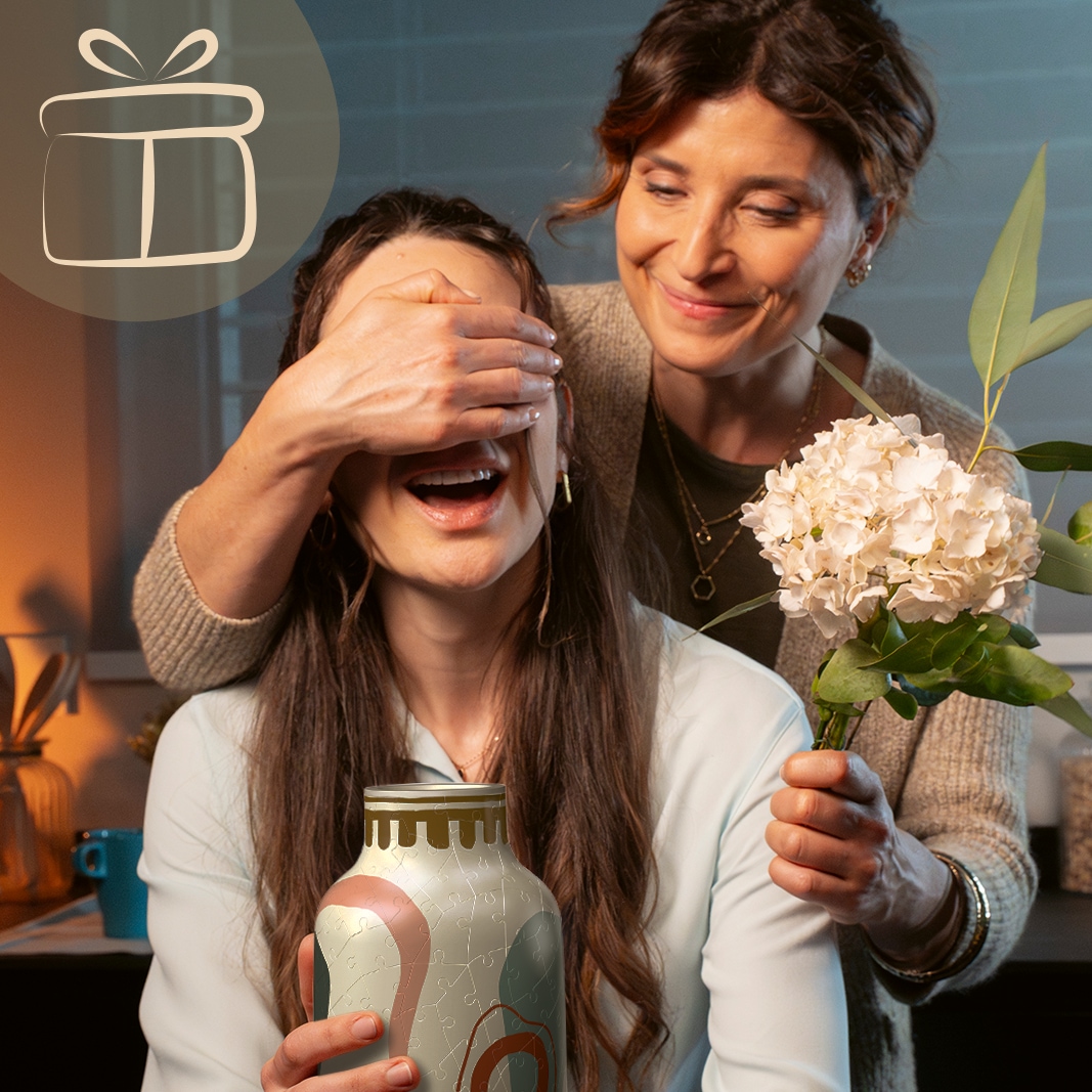 Ravensburger 3D-Puzzle »Vase Organic Beige« Made in Europe
