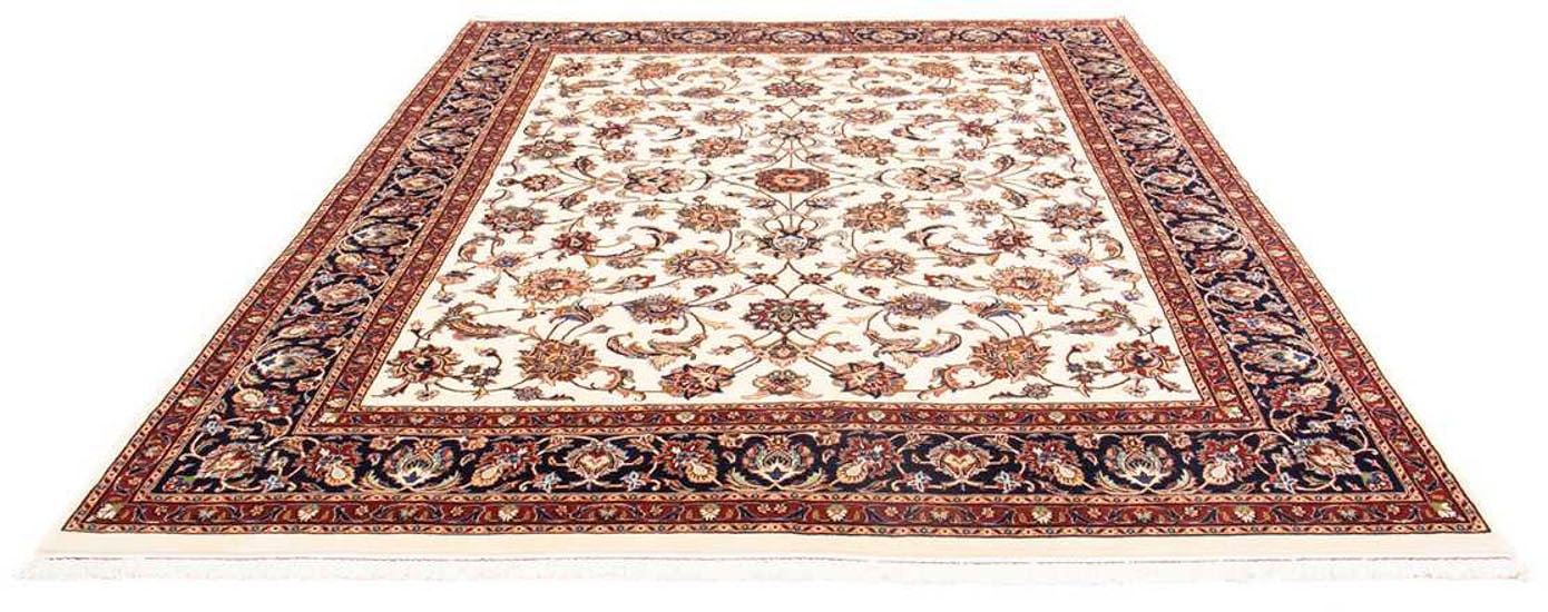 morgenland Wollteppich »Kaschmar Medaillon Beige 259 x 248 cm«, rechteckig, günstig online kaufen