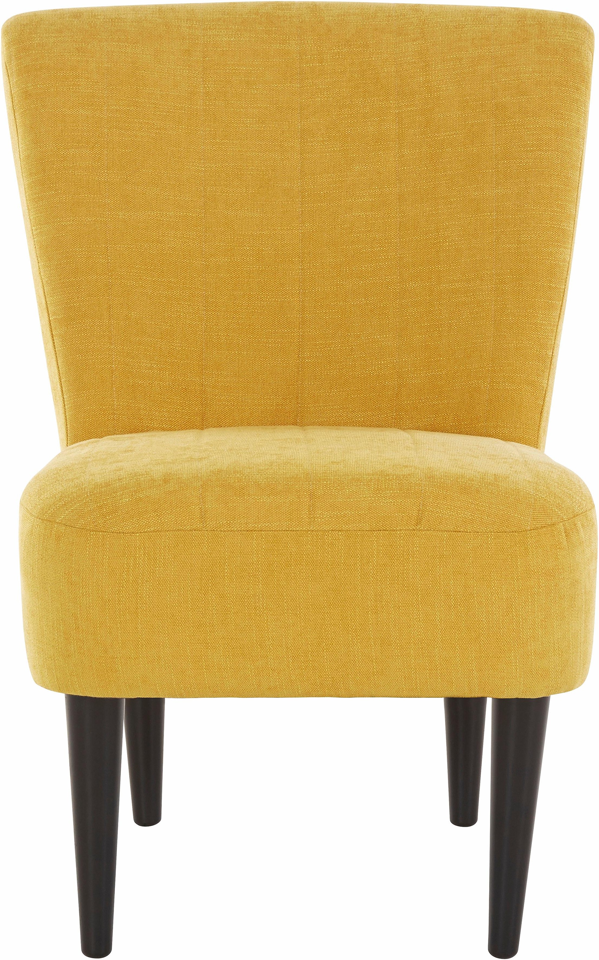 ATLANTIC home collection Cocktailsessel "Jan" mit Wellenunterfederung, Mass günstig online kaufen