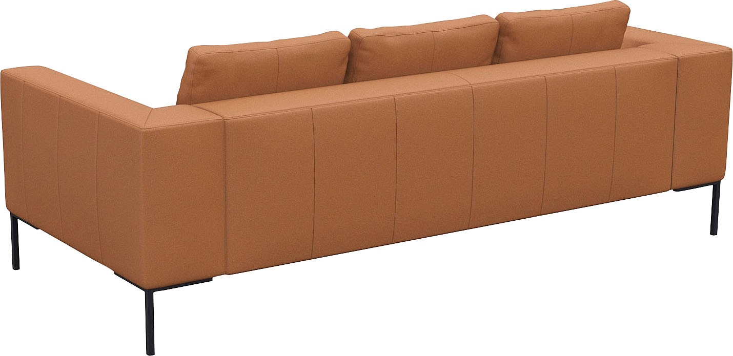 FLEXLUX 3-Sitzer »Loano, superbequemer Sitzkomfort durch Kaltschaum im Sitz«, modernes Sofa, frei im Raum stellbar, lose Kissen