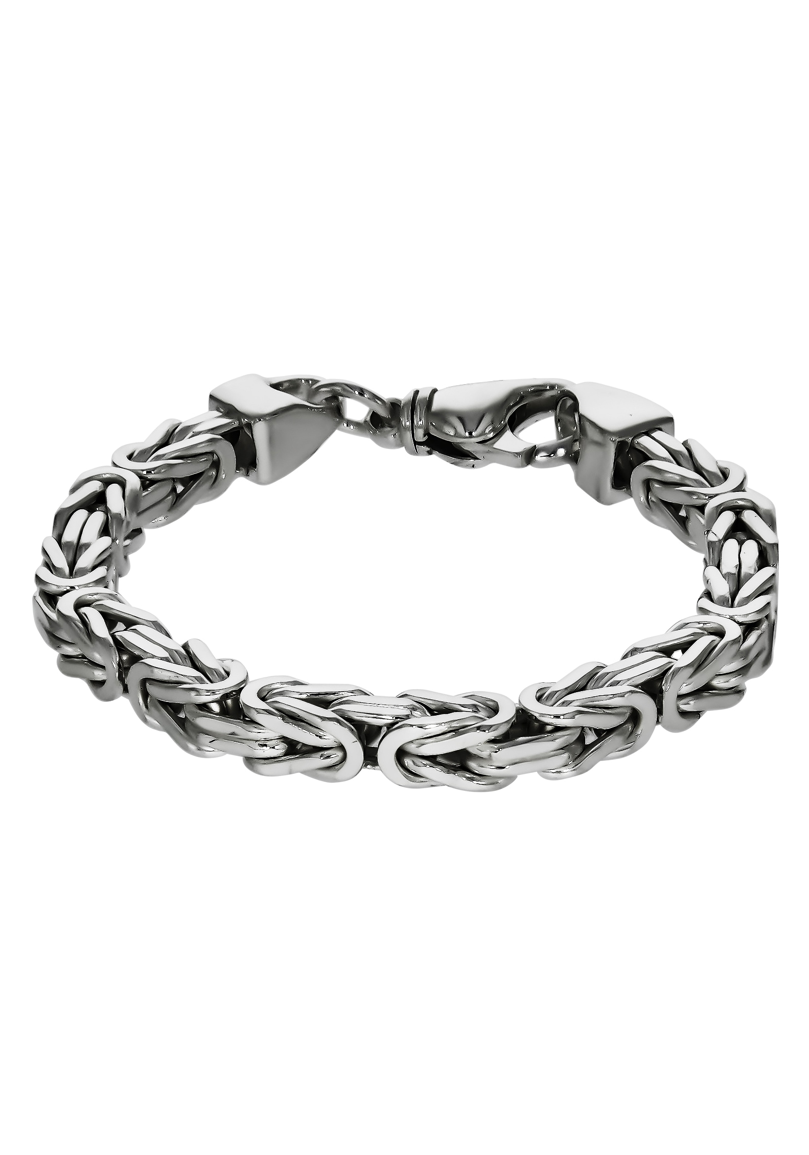 Firetti Silberarmband »in Königskettengliederung 4-kant, 7,0 mm breit«,  Made in Germany