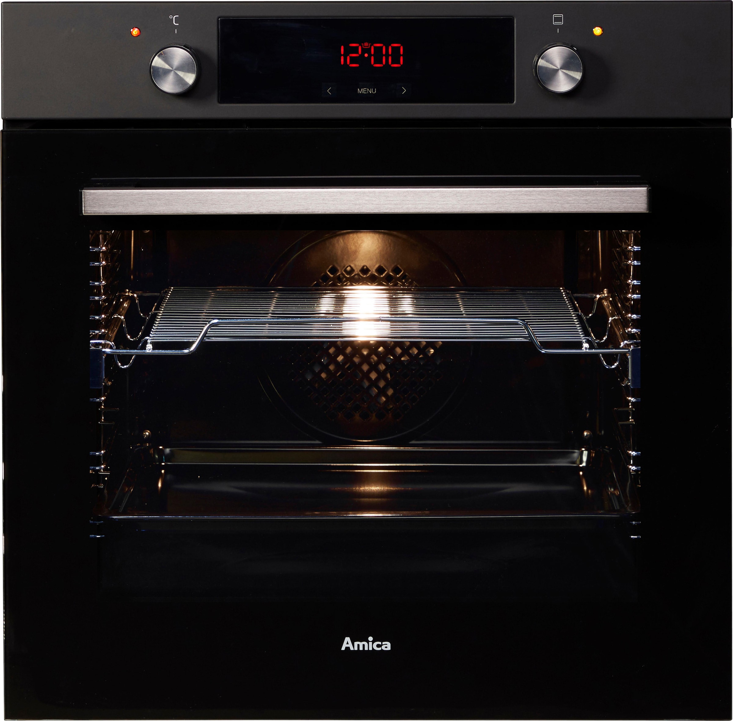 Amica Einbaubackofen »EBX 943 610 SM«, mit 1-fach-Teleskopauszug, Simple St günstig online kaufen