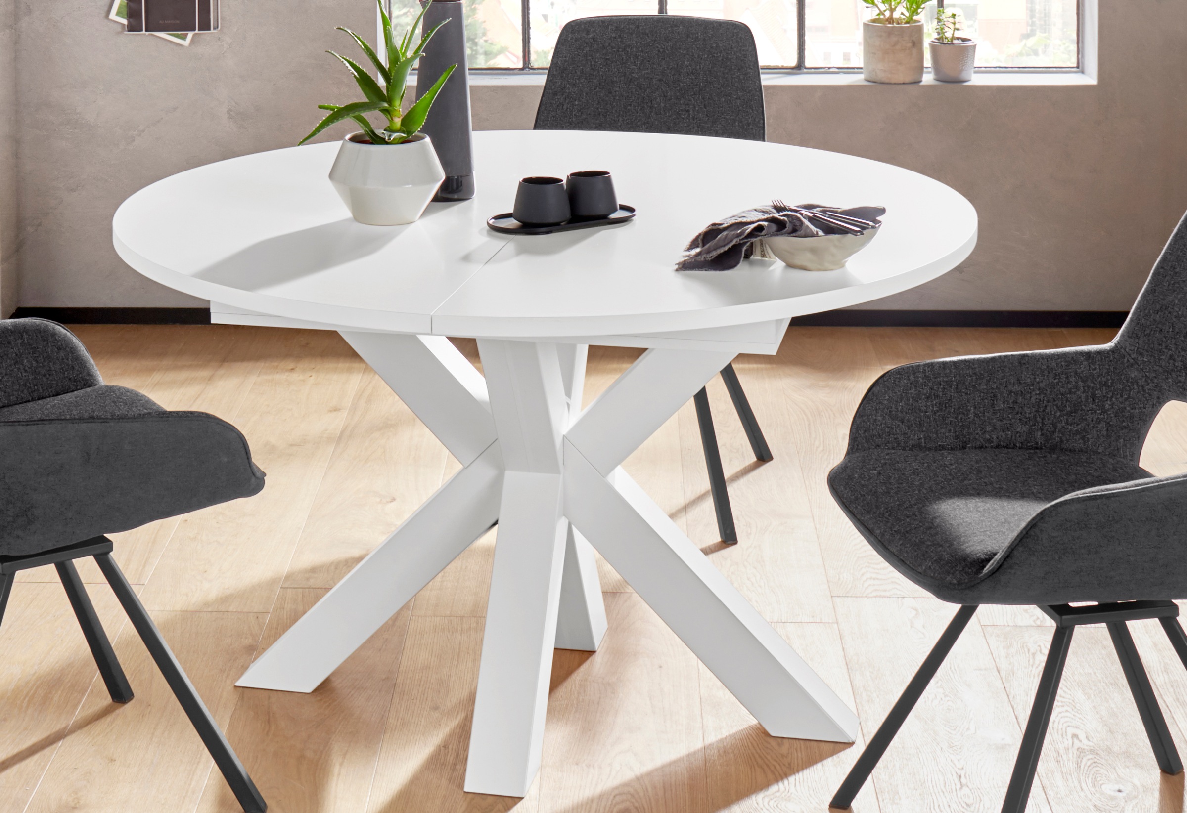 Mäusbacher Esstisch, Untergestell Sternform günstig online kaufen