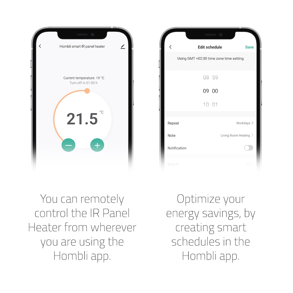 Hombli Smart-Home-Zubehör »Smartes Infrarot Heizpanel, 350W, V2«
