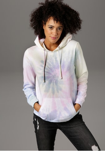 Aniston CASUAL Sweatshirt, mit pastellfarbenen Batik-Druck - NEUE KOLLEKTION kaufen
