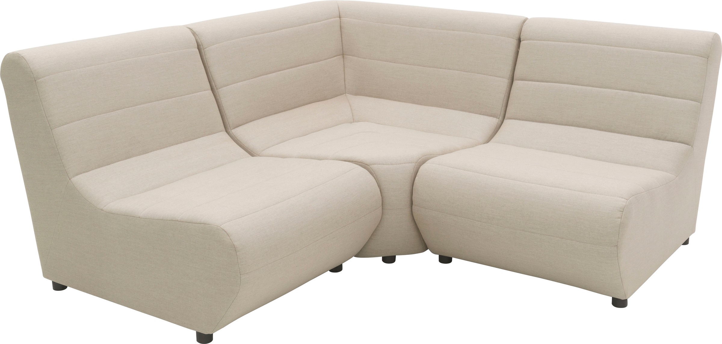DOMO collection Ecksofa »Soleil, pflegeleichter und wetterfester Bezug«, Outdoor, besonderes Design und Formgebung, individuell erweiterbar