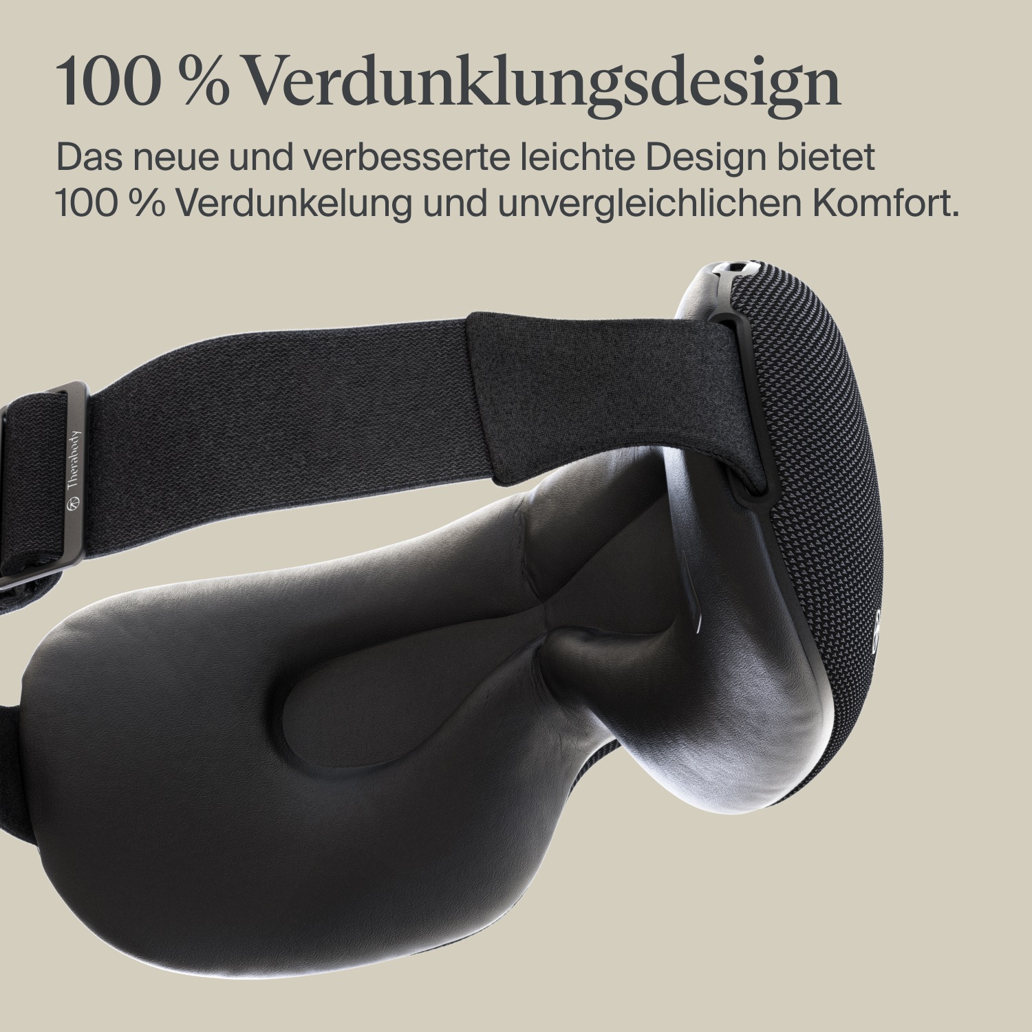 Therabody Gesichtsmassagegerät »SmartGoggles 2.0 Augenmassage, Vibration, Massage, Wärme«, lindert Kopfschmerzen, verbessert die Schlafqualität, App-Steuerung