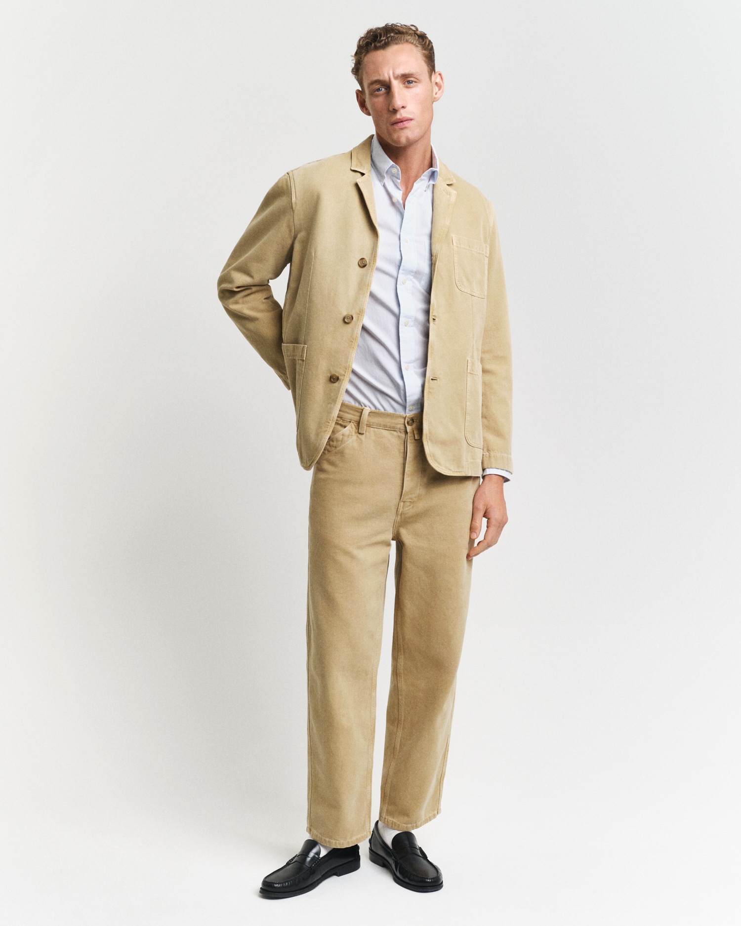 Gant Langarmhemd »REG POPLIN BANKER SHIRT« Banker Stripe Popeline, leichte Baumwolle