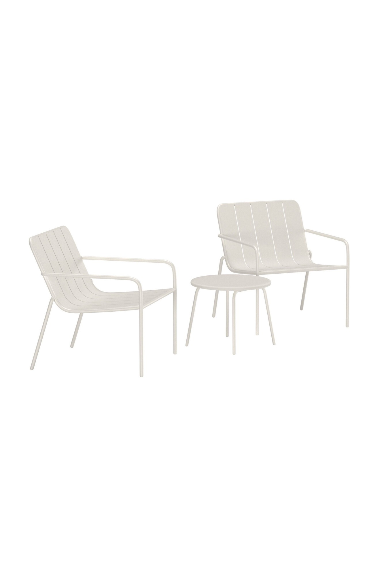 Venture Home Gartenlounge-Set »Minos, großzügiges Outdoor-Set für vielseitige Nutzung« 3 tlg. Loungemöbel mit Metallgestell, pulverbeschichtet