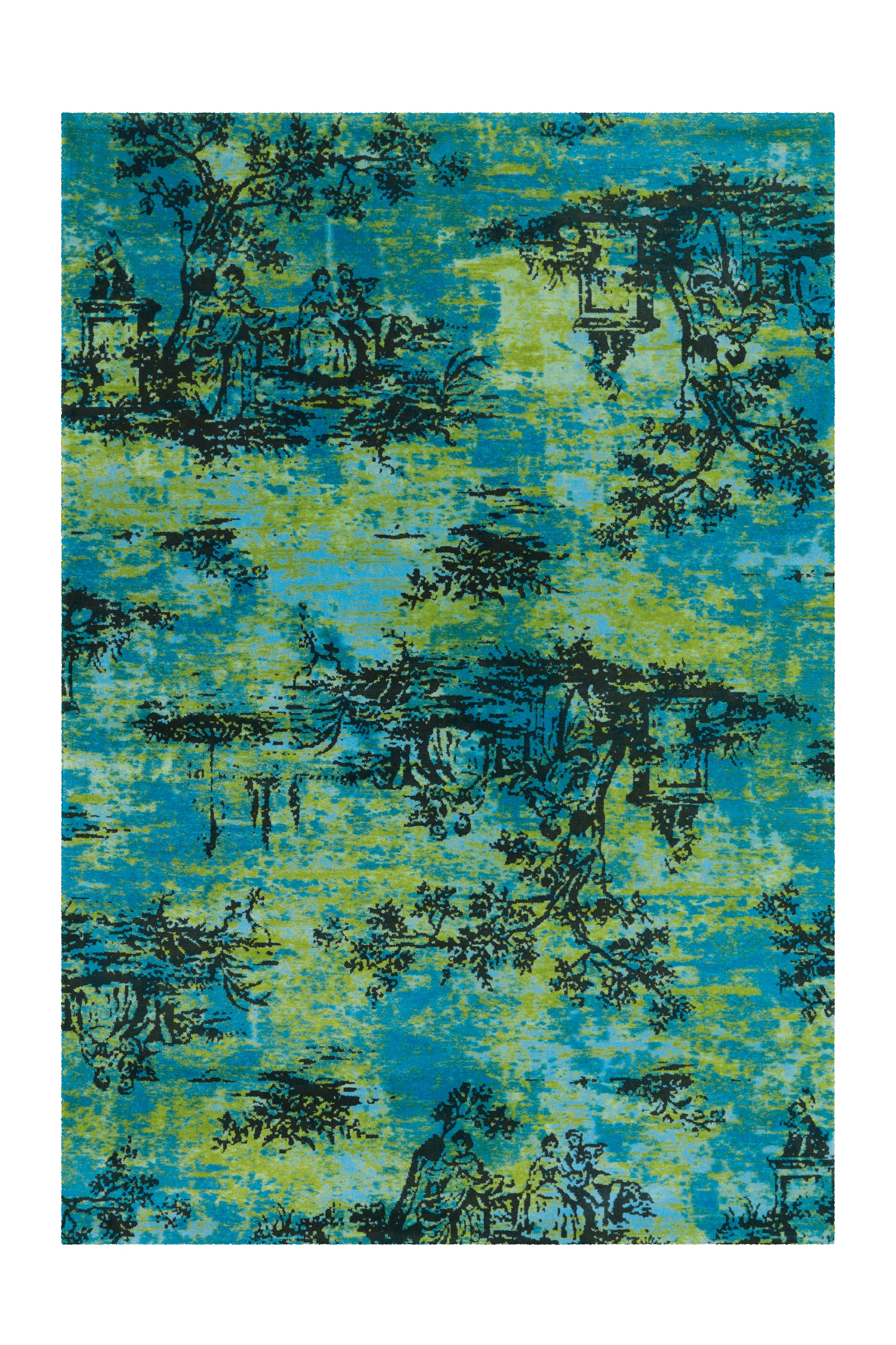 Arte Espina Teppich »Vintage 5206«, rechteckig, 4 mm Höhe, Pflegeleicht und robust, Flachflor, Vintage-Design