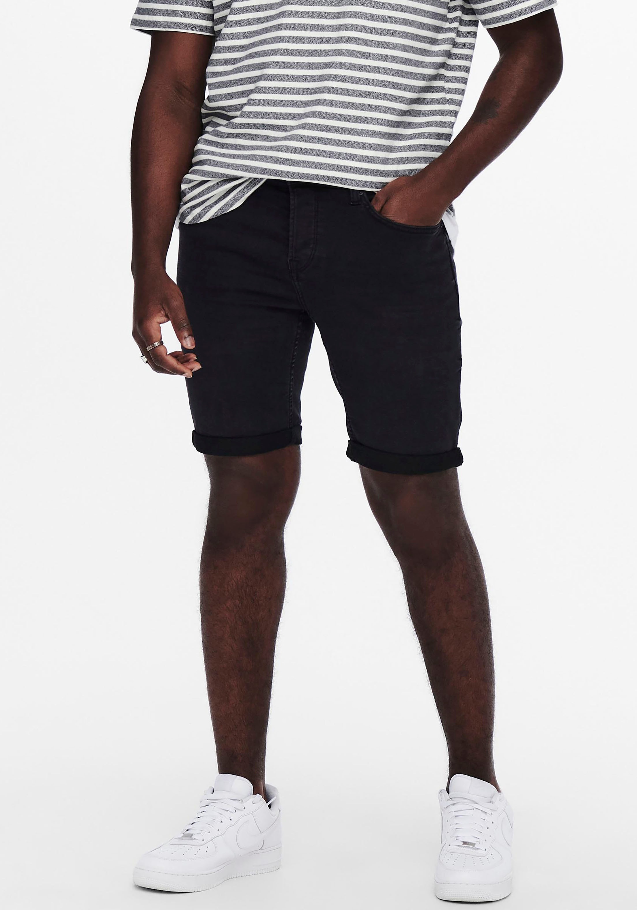 12. Bild von ONLY & SONS Jeansshorts »ONSPLY LIGHT BLUE 5189 SHORTS DNM NOOS«