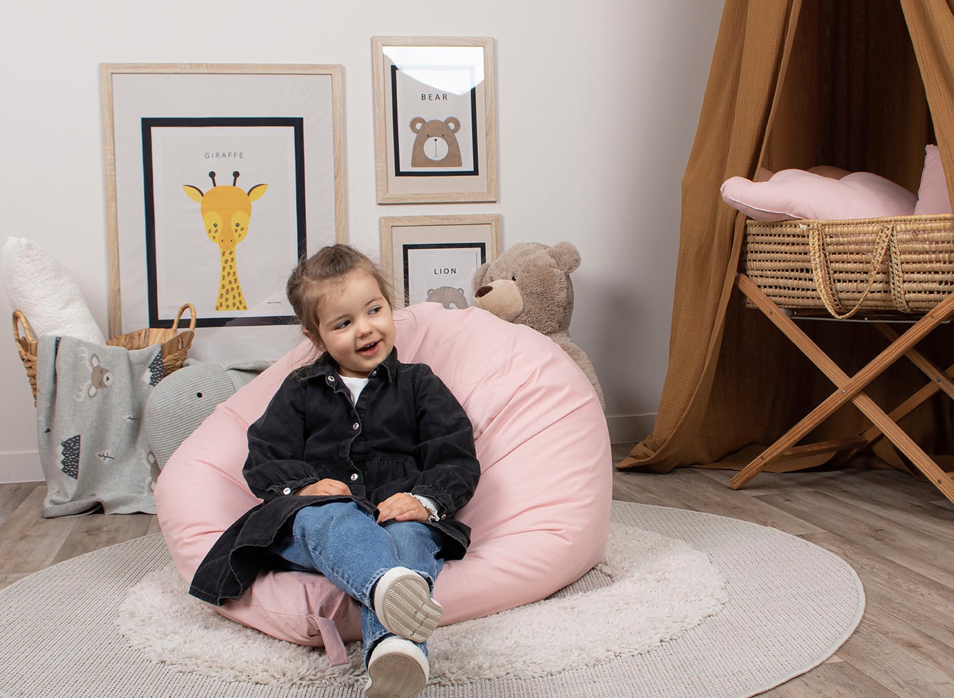 Knorrtoys® Sitzsack »Jugend, rosa«, 75 x 100 cm; Made in Europe bequem und  schnell bestellen
