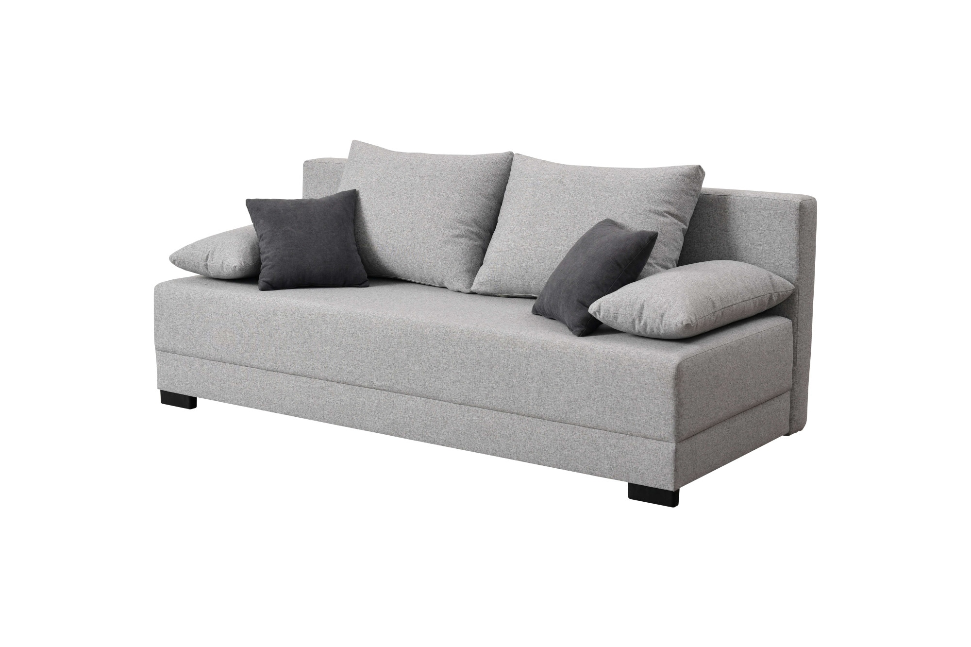 INOSIGN Schlafsofa »Sierra, 198 cm, mit Bettfunktion (150/198 cm) und Bettkasten,«, inkl. loser Rücken-, Zier- und Armlehnkissen