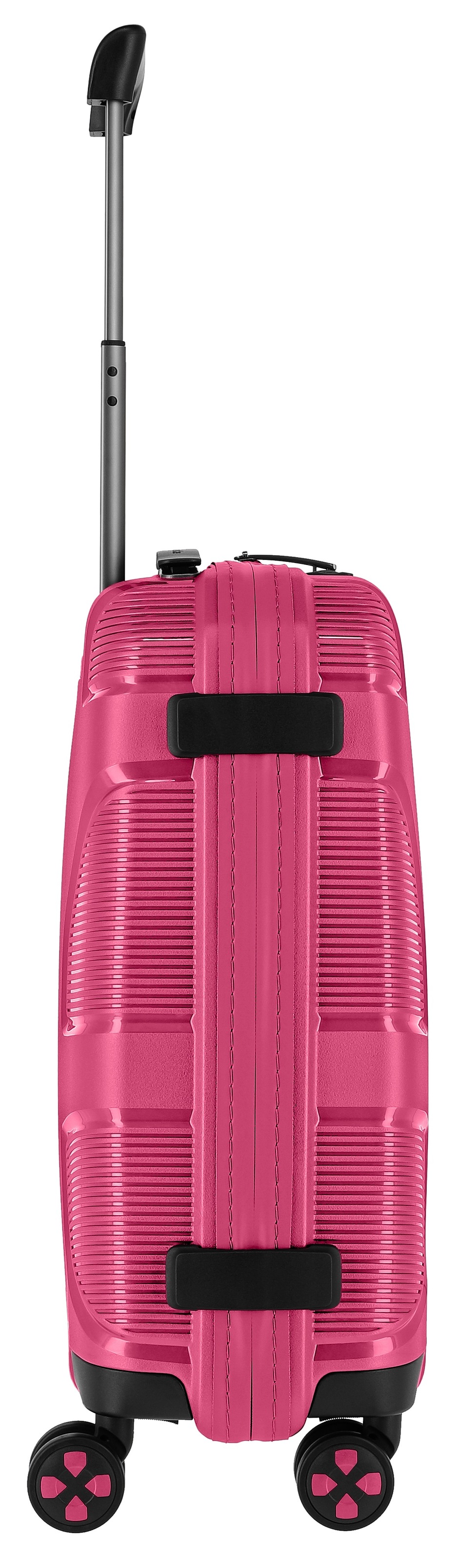 IMPACKT Hartschalen-Trolley »IP1, verschiedene Größen und Farben«, 4 Rollen, Hartschalen-Koffer vegan Koffer Reisegepäck USB-Port TSA Zahlenschloss