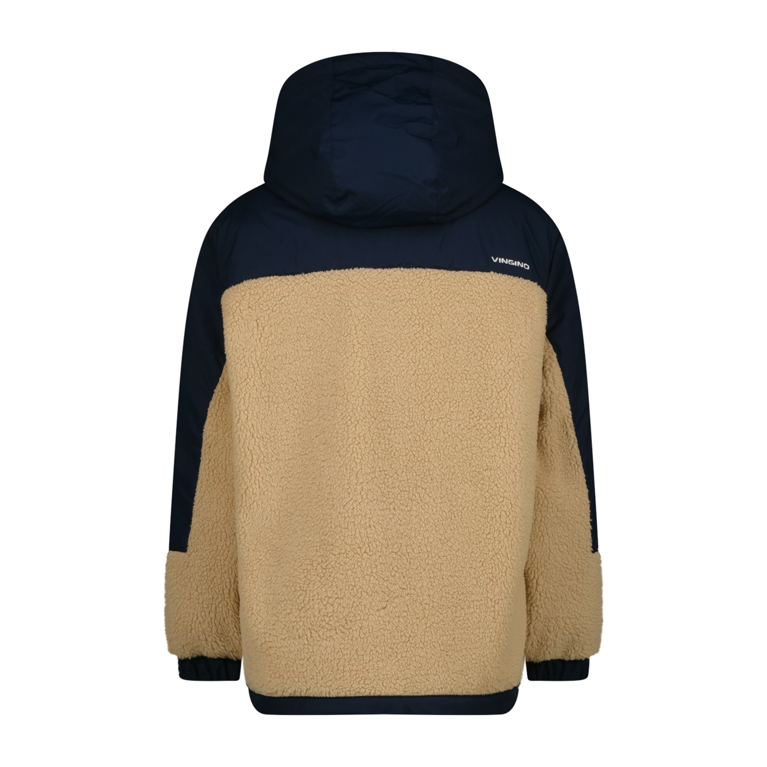 Vingino Kapuzenfleecejacke mit Kapuze Reißverschlusstasche, mit Kapuze
