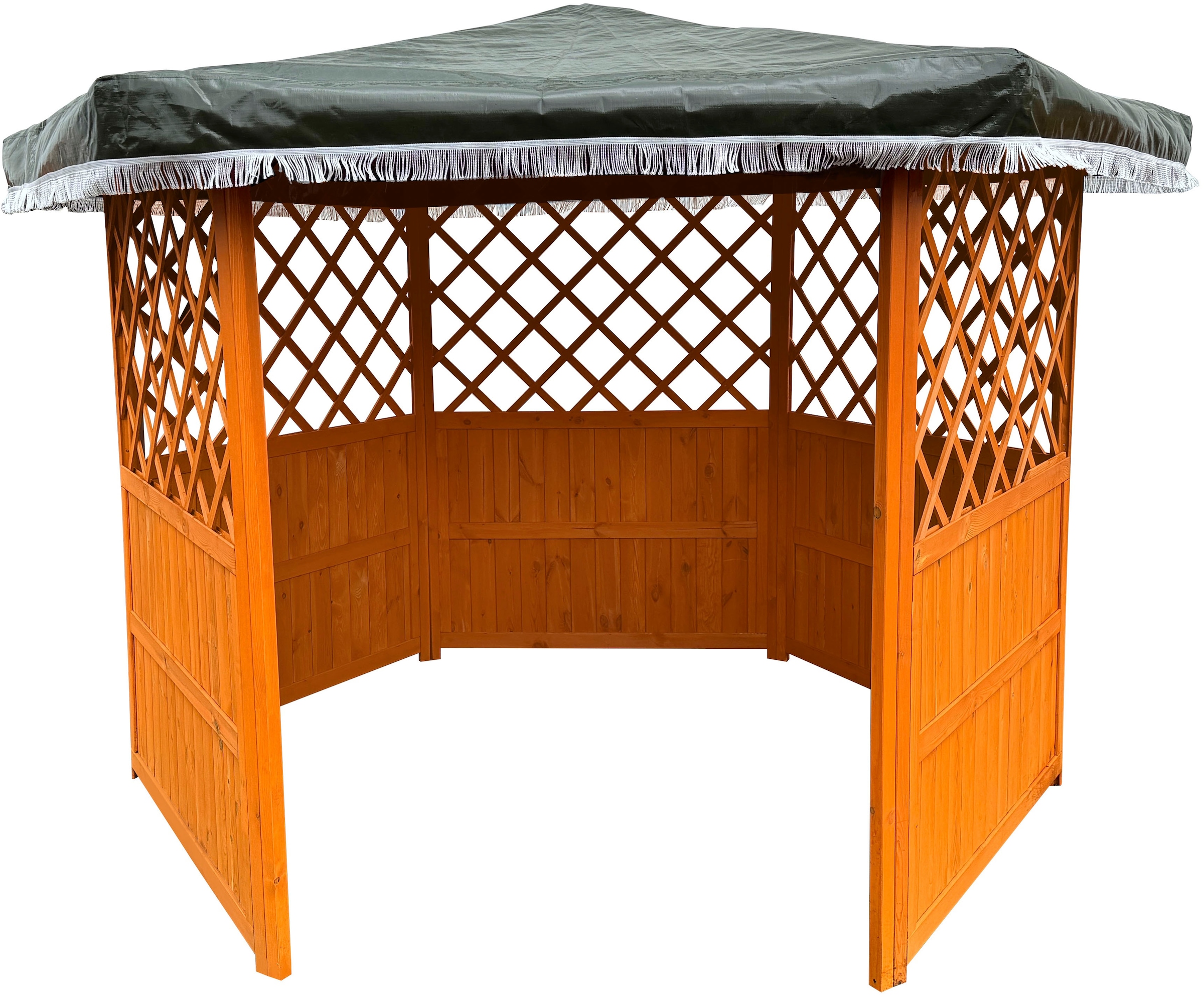 PROMADINO Holzpavillon »Marburg« BxT: 309x309 cm, inkl. Brüstung