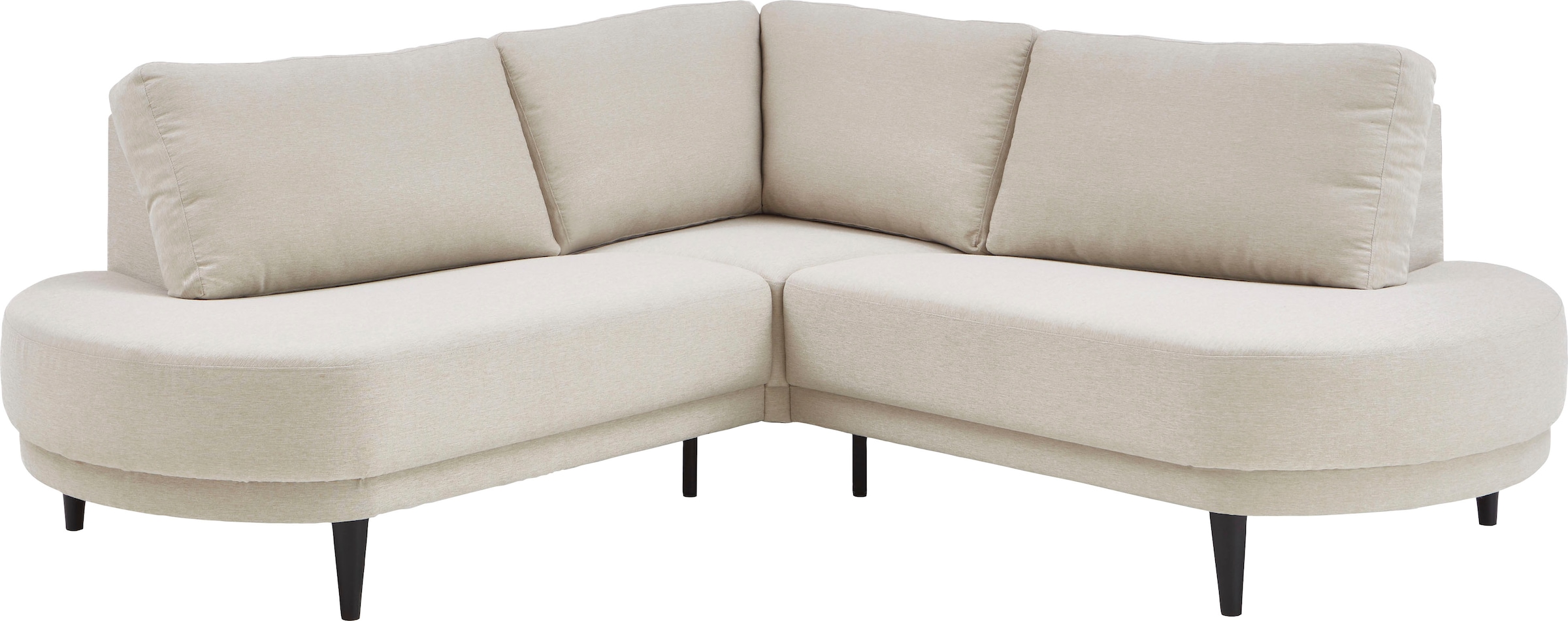 ATLANTIC home collection Ecksofa »Ronny L-Form«, mit Wellenunterfederung, o günstig online kaufen