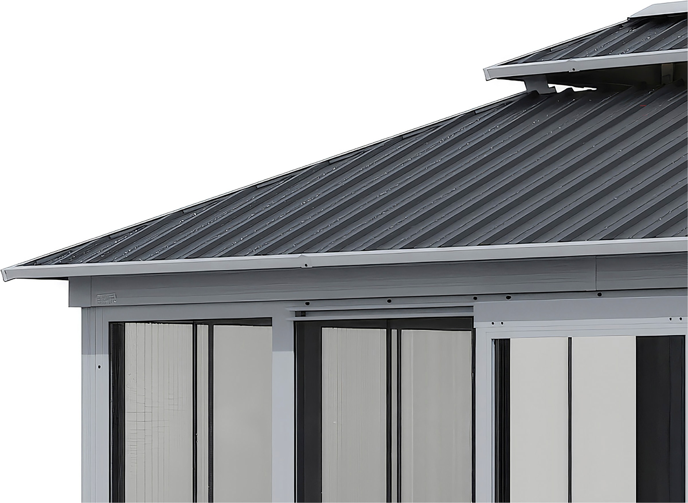 Sojag Pavillon »Malta 1010 Schwarz« Massive Konstruktion aus Aluminium