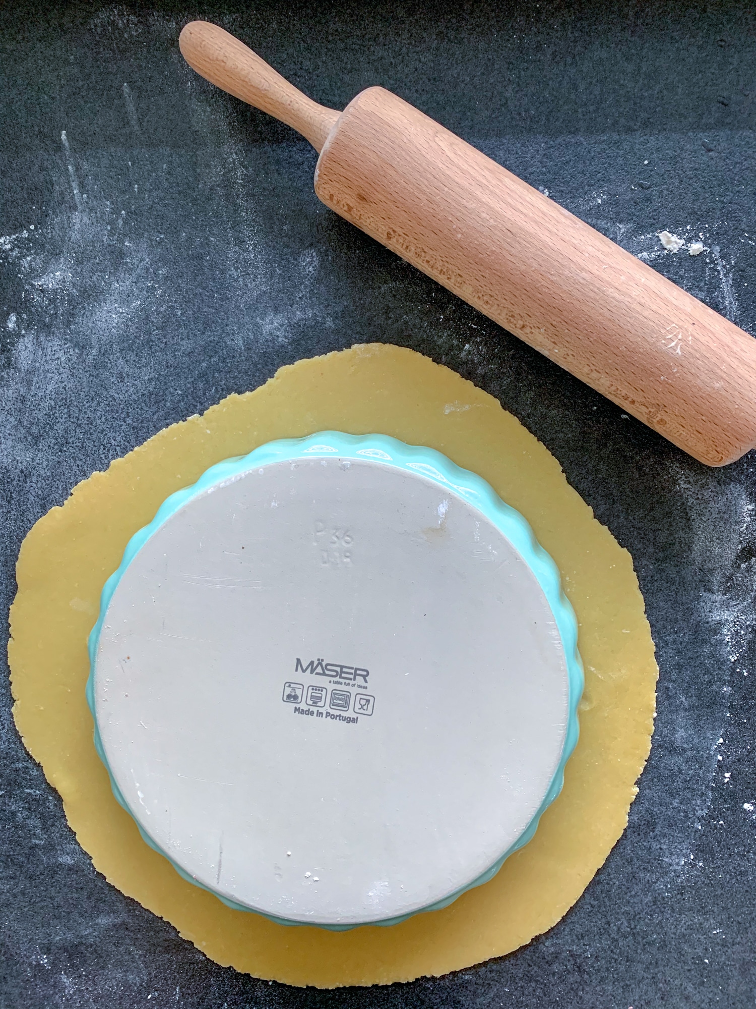 MÄSER Tarteform »Backform Kitchen Time, 27 cm, Keramik«