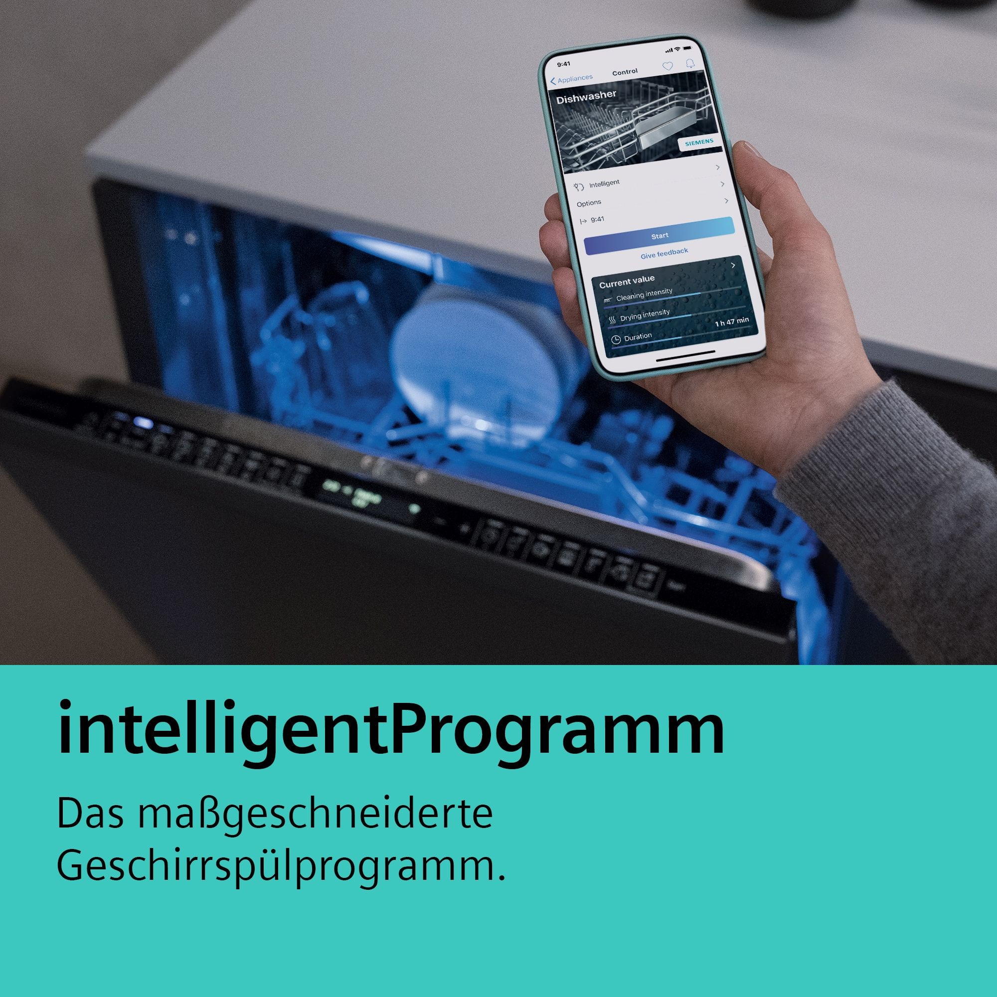 SIEMENS Unterbaugeschirrspüler iQ700 »SN47TS00CE«, 14 Maßgedecke