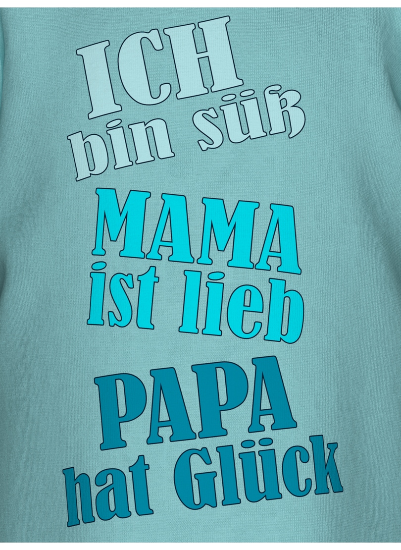Trigema T-Shirt »TRIGEMA T-Shirt mit frechem Spruch-Print« 1 Stk.