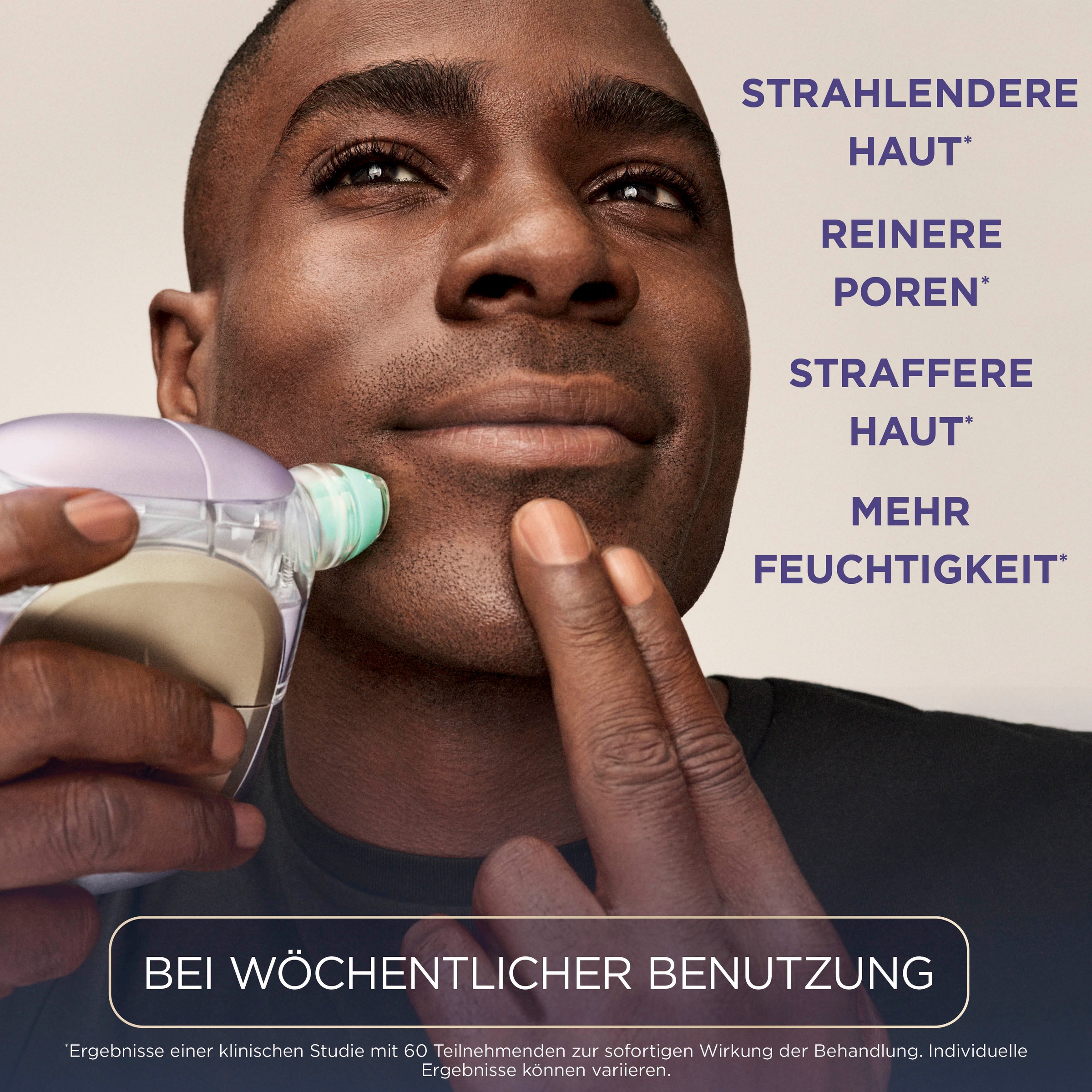 Shark Elektrische Gesichtsreinigungsbürste »FH320EUPL Facial Pro Glow« Hydro-Gesichtspflegesystem für Zuhause