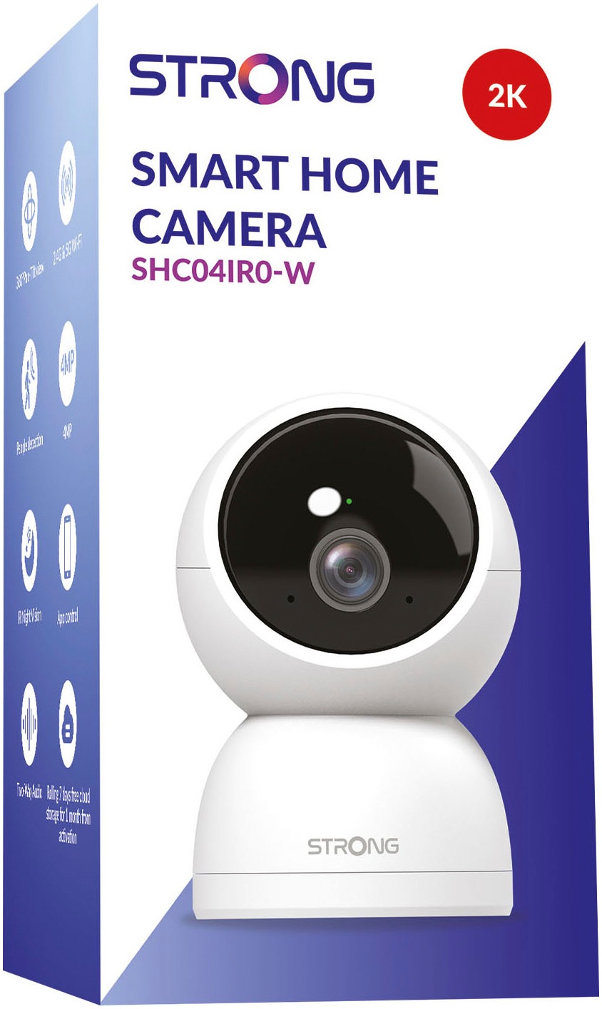 Strong Securitycam »4MP Smart Home Überwachungskamera«, 4-MP-Auflösung, Bewegungs- und menschliche Erkennung
