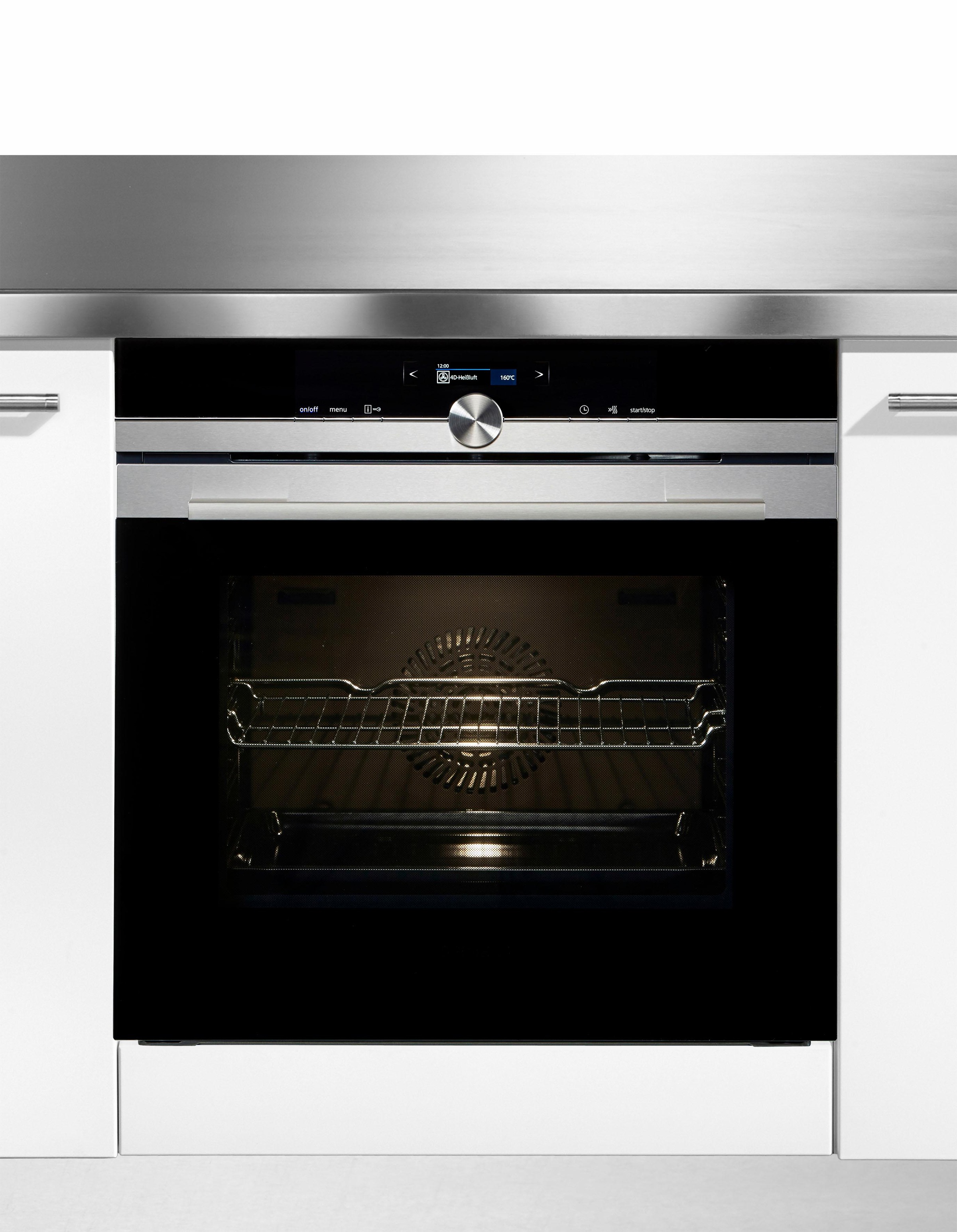 2. Bild von SIEMENS Einbaubackofen »HB634GBS1«, iQ700, HB634GBS1, mit Teleskopauszug nachrüstbar, ecoClean Plus, mit ecoClean