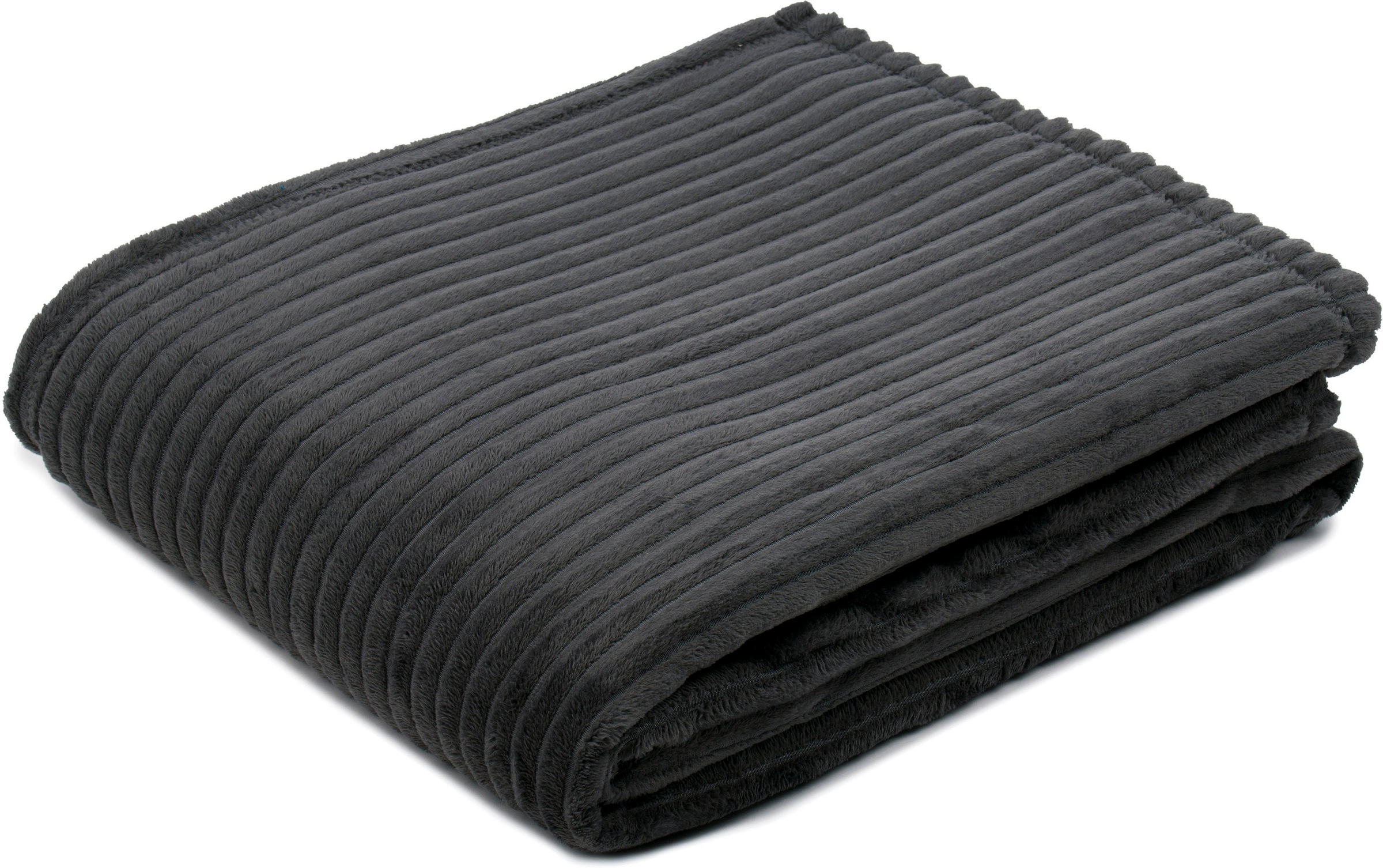 Gözze Wohndecke »Feincord Kuscheldecke« flauschig weich und wohlig warm günstig online kaufen