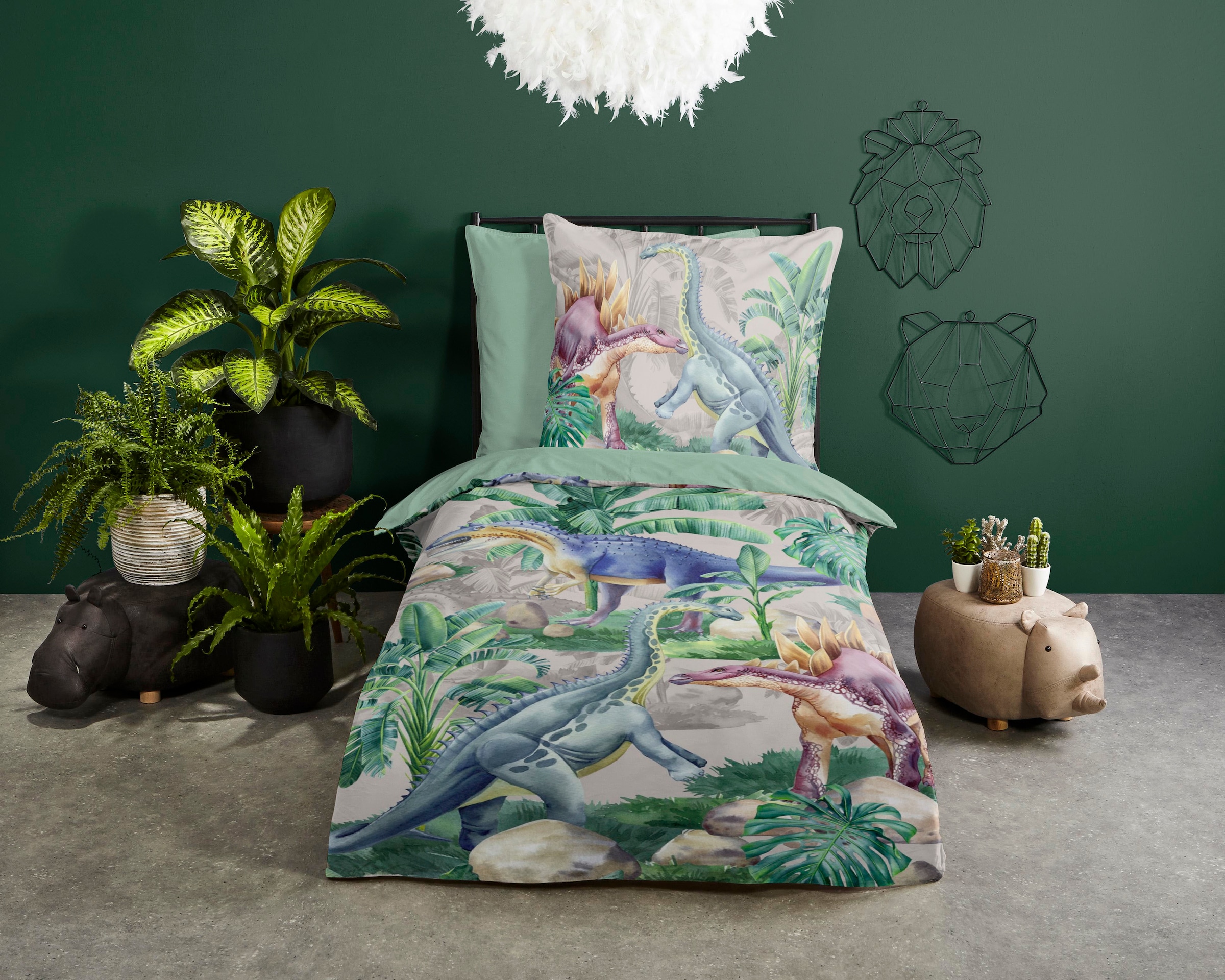 good morning Kinderbettwäsche »Century«, Baumwolle, 135x200, Reißverschluss günstig online kaufen