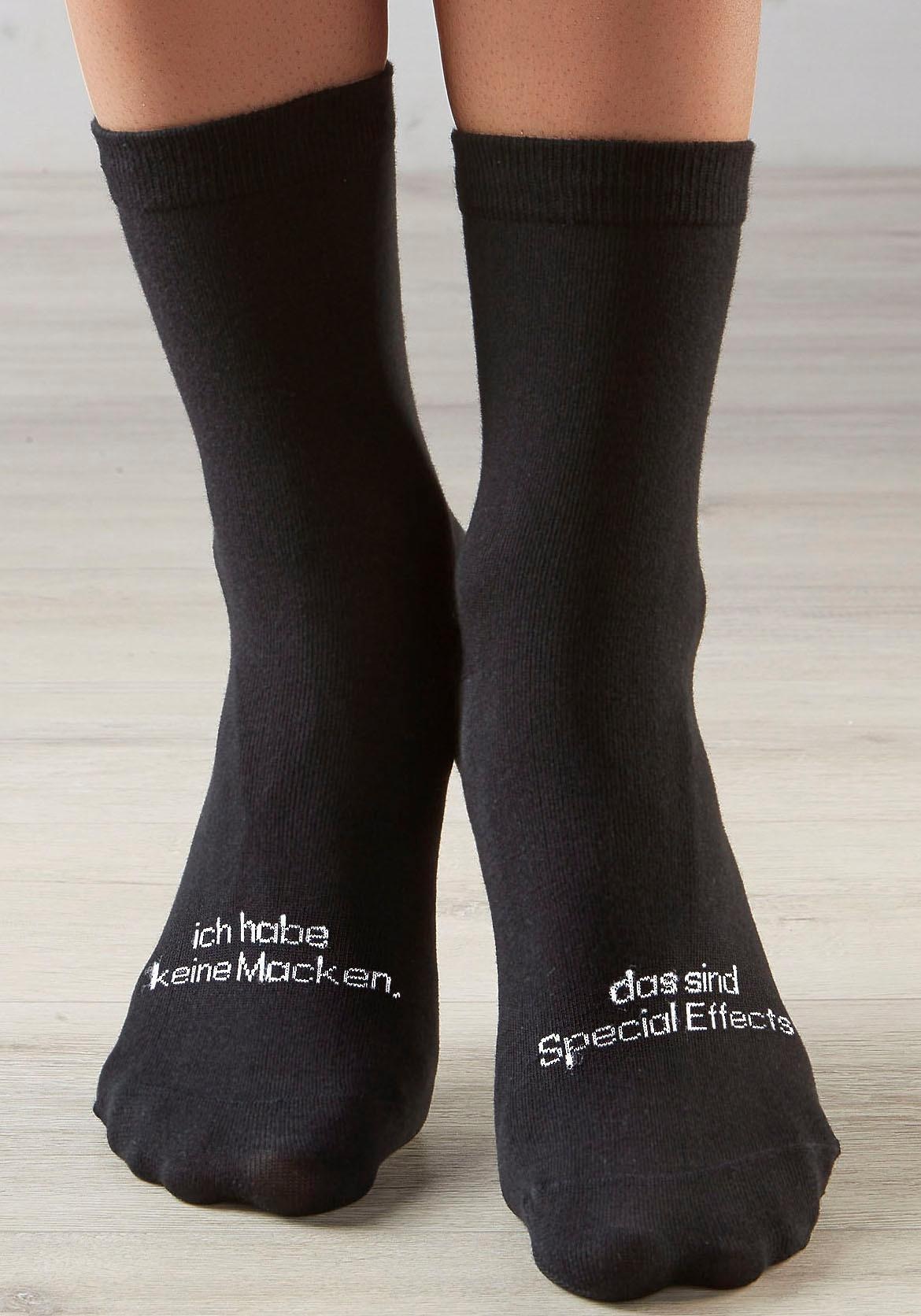 Bench. Socken, (7 Paar), mit Turnbeutel