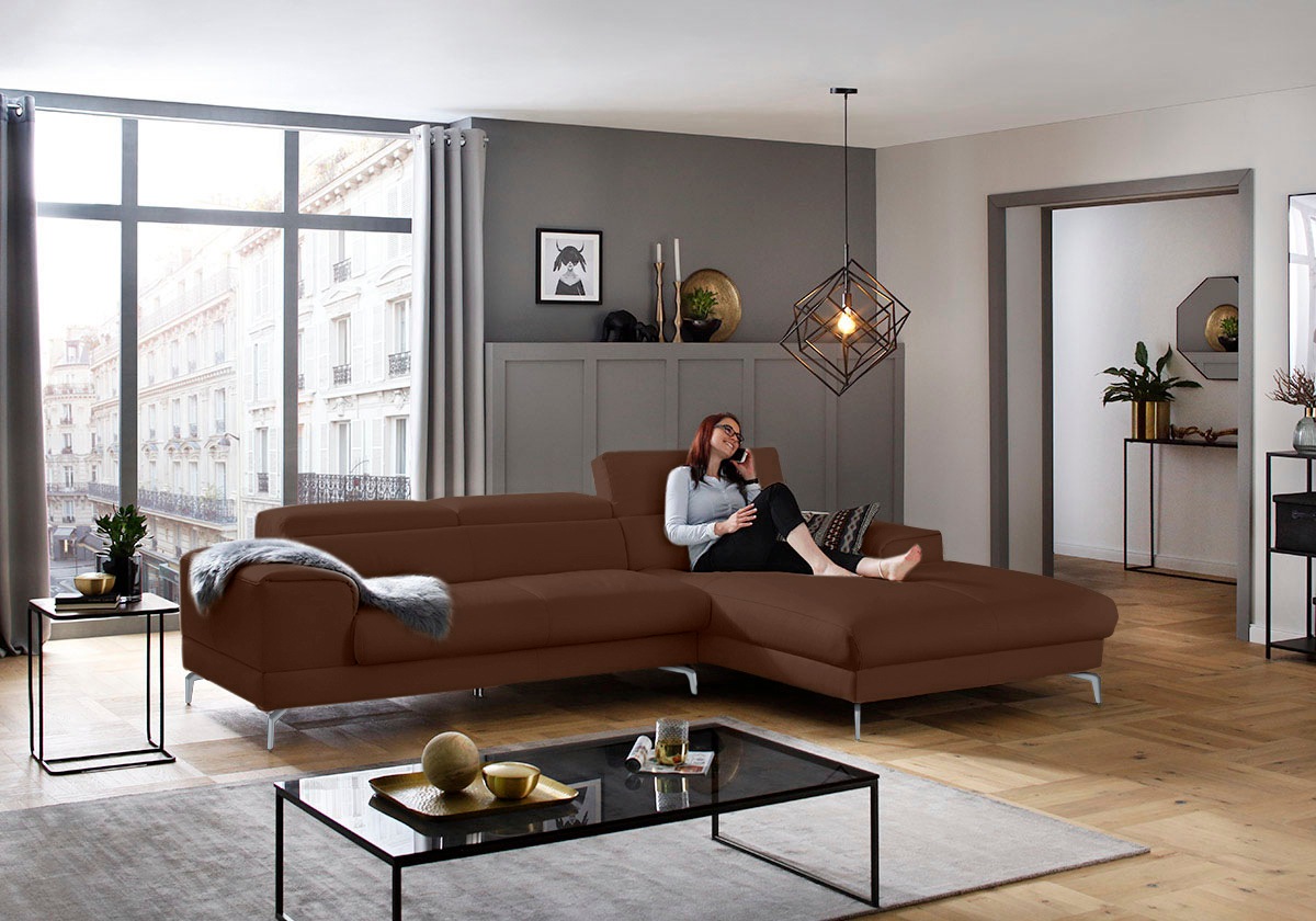 W.SCHILLIG Ecksofa »piedroo, Designsofa mit tollem Sitzkomfort, bequem und günstig online kaufen