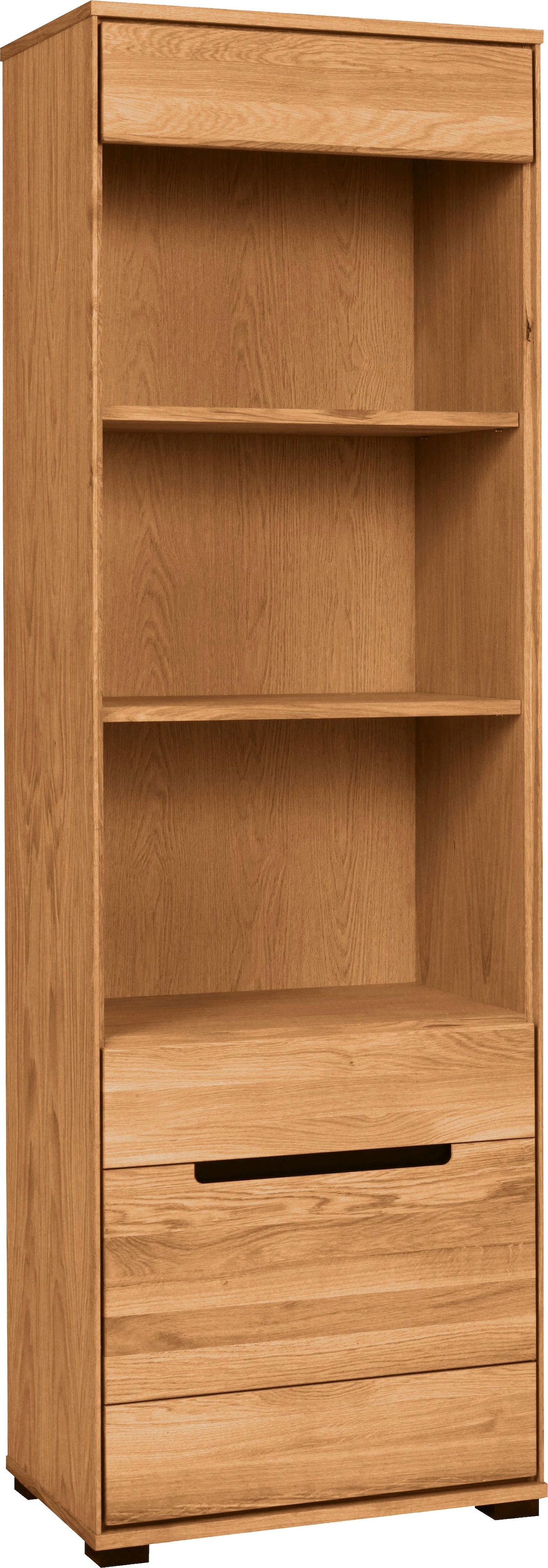 Home affaire Vitrine »Vitrine LOLA B/T/H: 62,5/196,5/40,5cm« Eiche teilmass günstig online kaufen