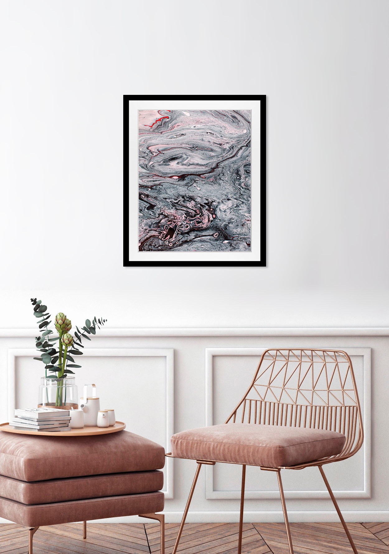 queence Bild »Tim«, Abstrakt-Kunst-Marmor, (1 St.), HD Premium Poster-Druck günstig online kaufen